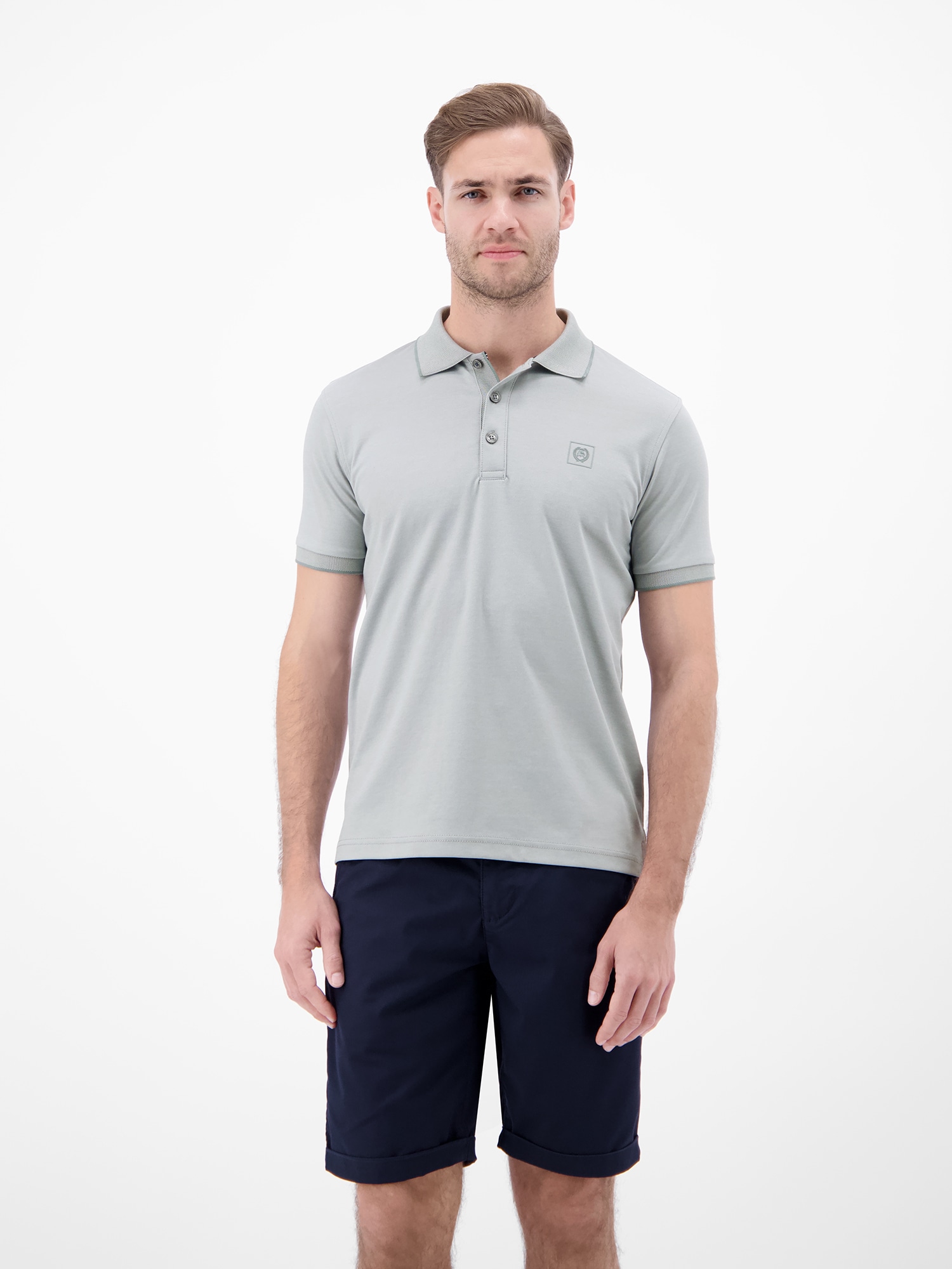 LERROS Poloshirt »Unifarbenes Poloshirt in Piqué-Qualität«