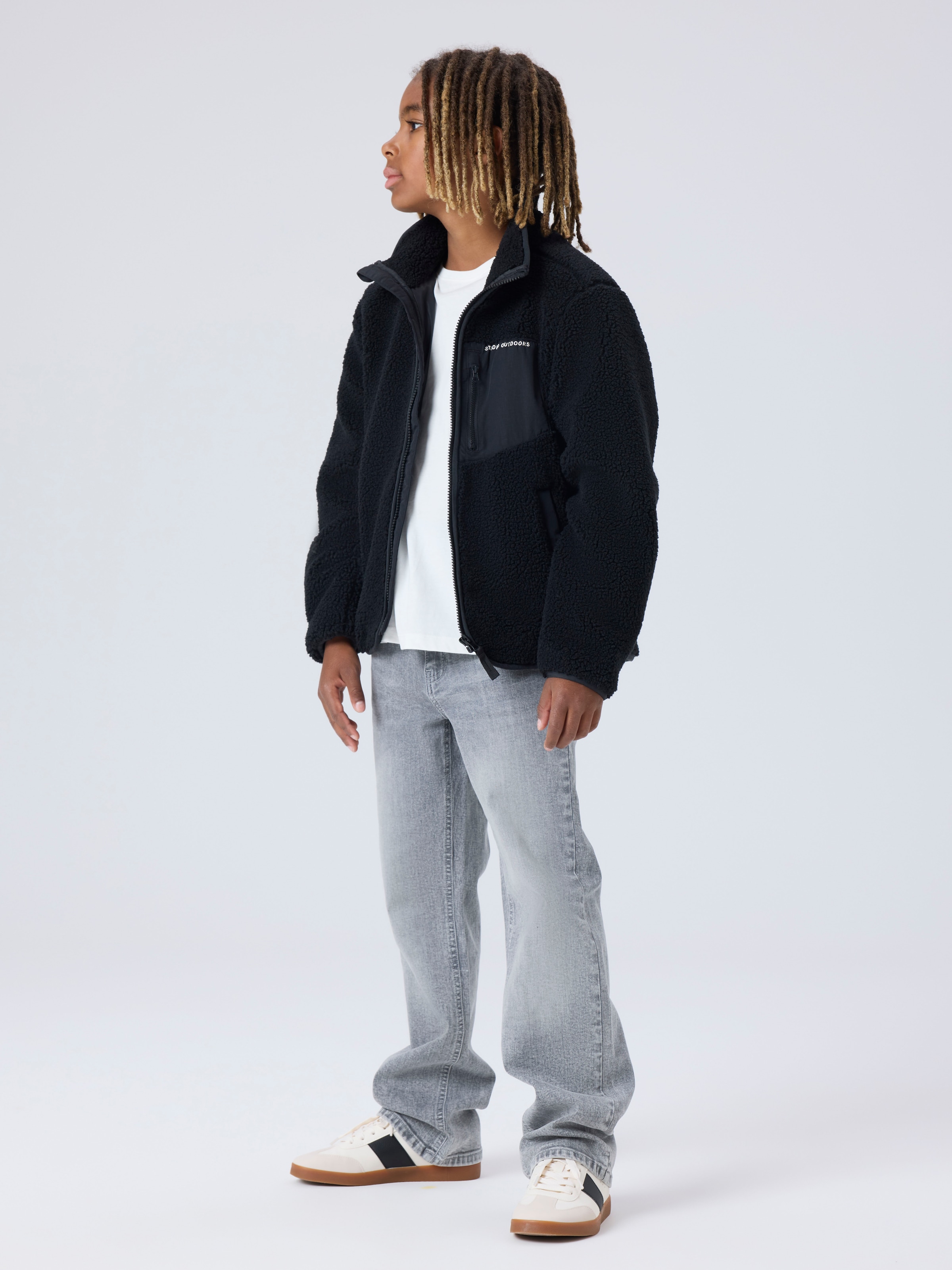 Name It Plüschjacke »NKNMATTIA SHERPA JACKET PB1« Kunstfaser