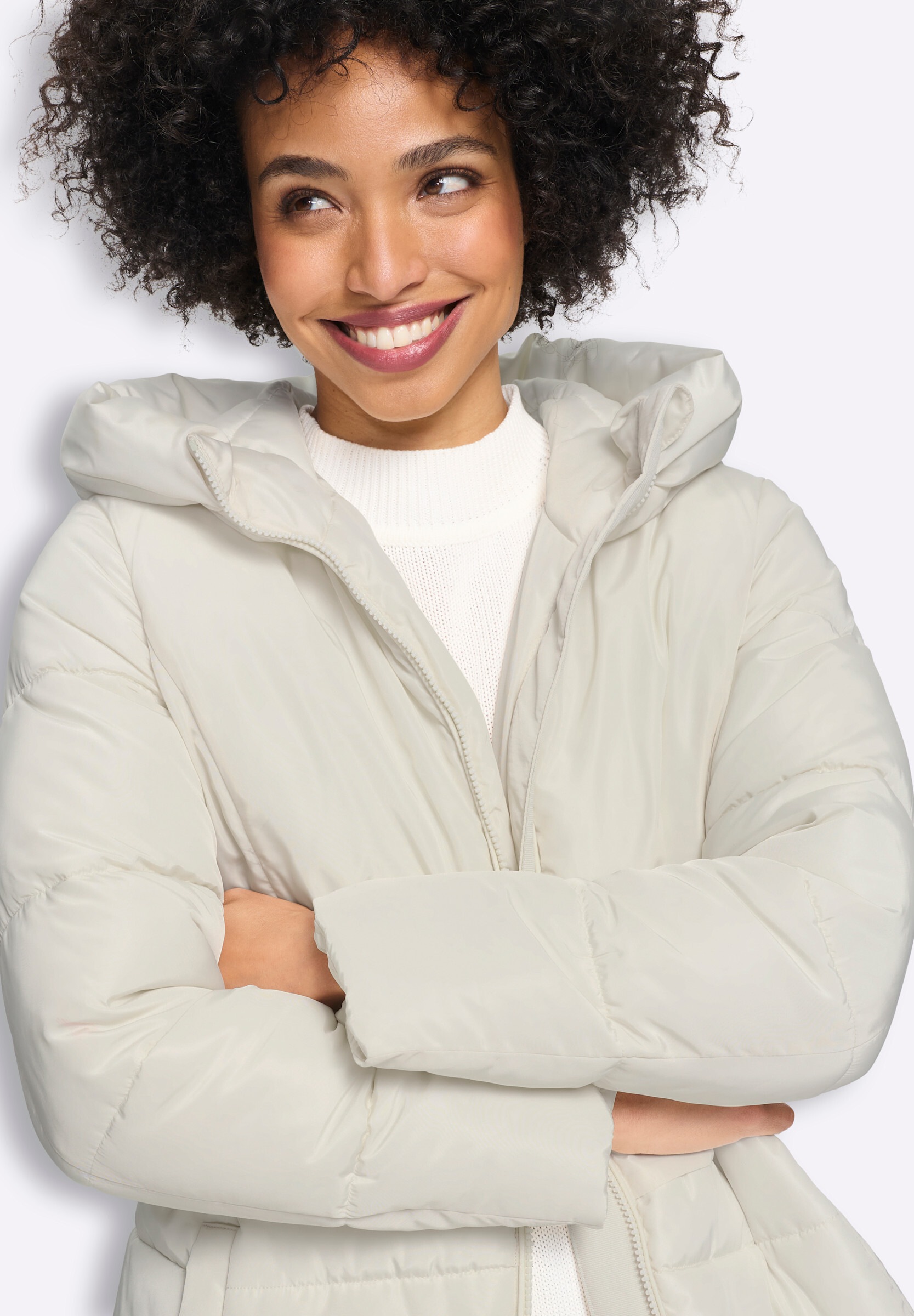 heine Steppjacke »Jacke Steppjacke mit Kapuze« mit Kapuze