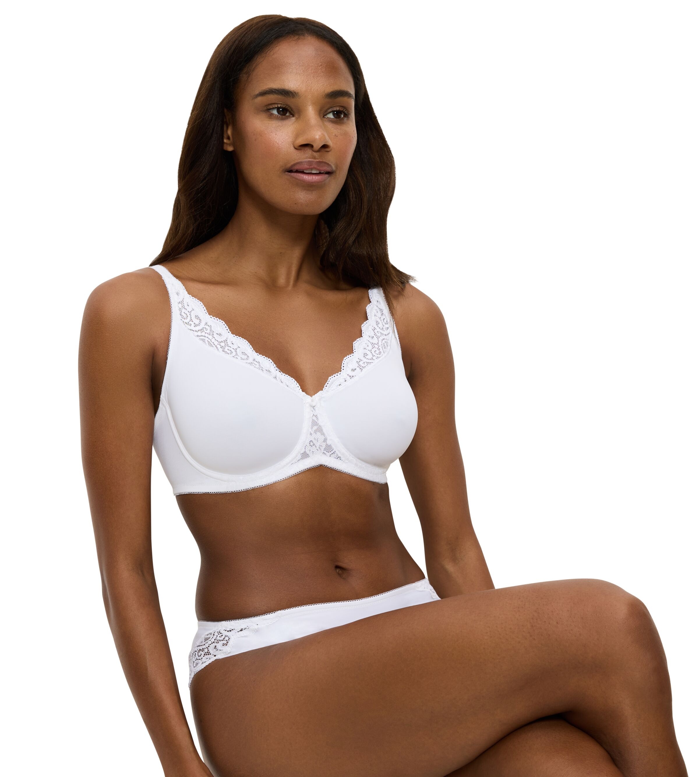 Triumph Minimizer-BH »Amourette W01«, verkleinert die Brust optisch, Spitzenakzente
