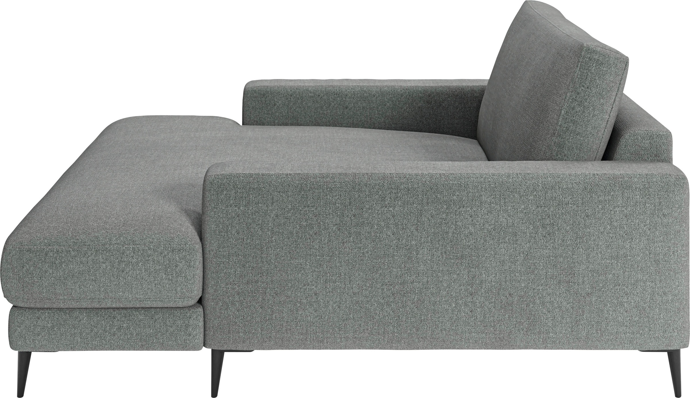 INOSIGN Chaiselongue »Downtown Loungemöbel zum Relaxen, B/T/H: 132/170/84 cm«, auch in Bouclé, Cord und Easy care - leicht mir Wasser zu reinigen