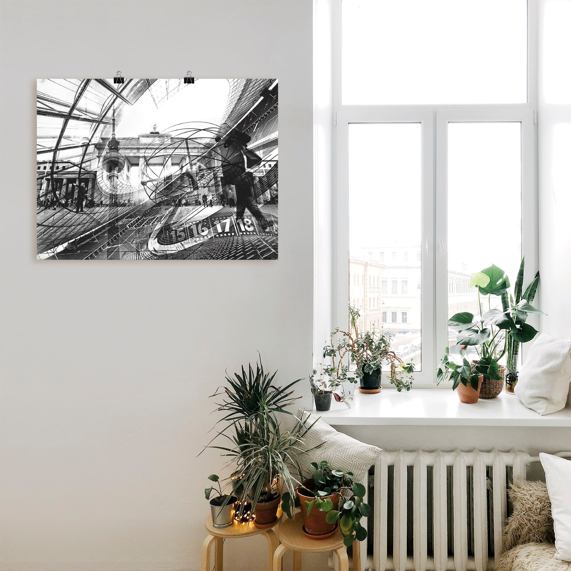 Artland Wandbild »Berlin Skyline I«, Deutschland, (1 St.), als Poster in verschied. Größen