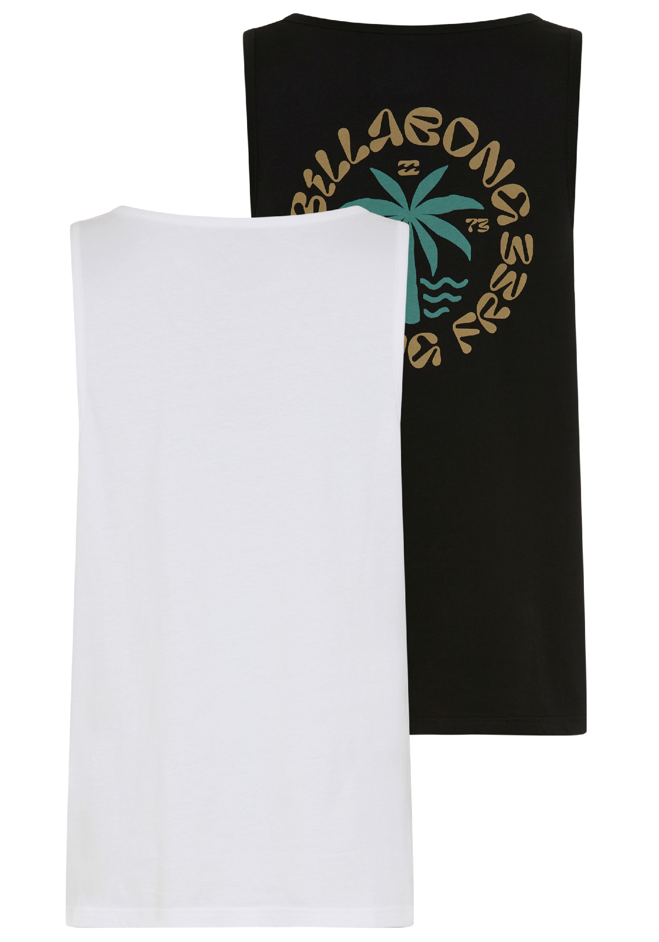 Billabong Tanktop »ESTRADA ICON DOUBLEPACK« 2 2er-Pack, aus Baumwolle