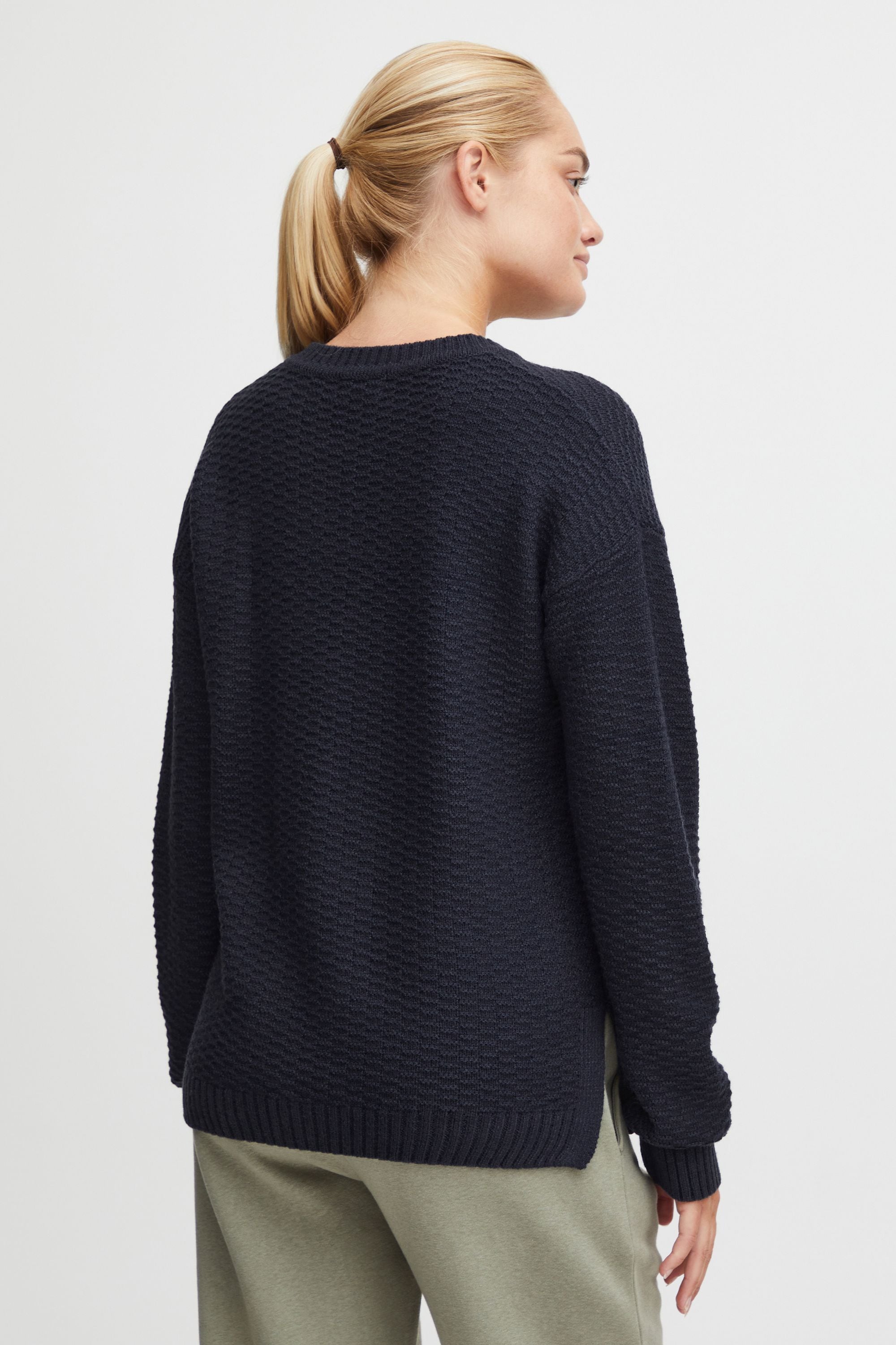 OXMO Strickfleece-Pullover »Strickpullover OXMilla«