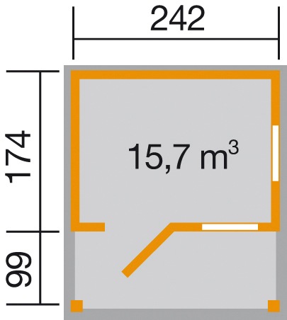 weka Gartenhaus »820 Gr.1«