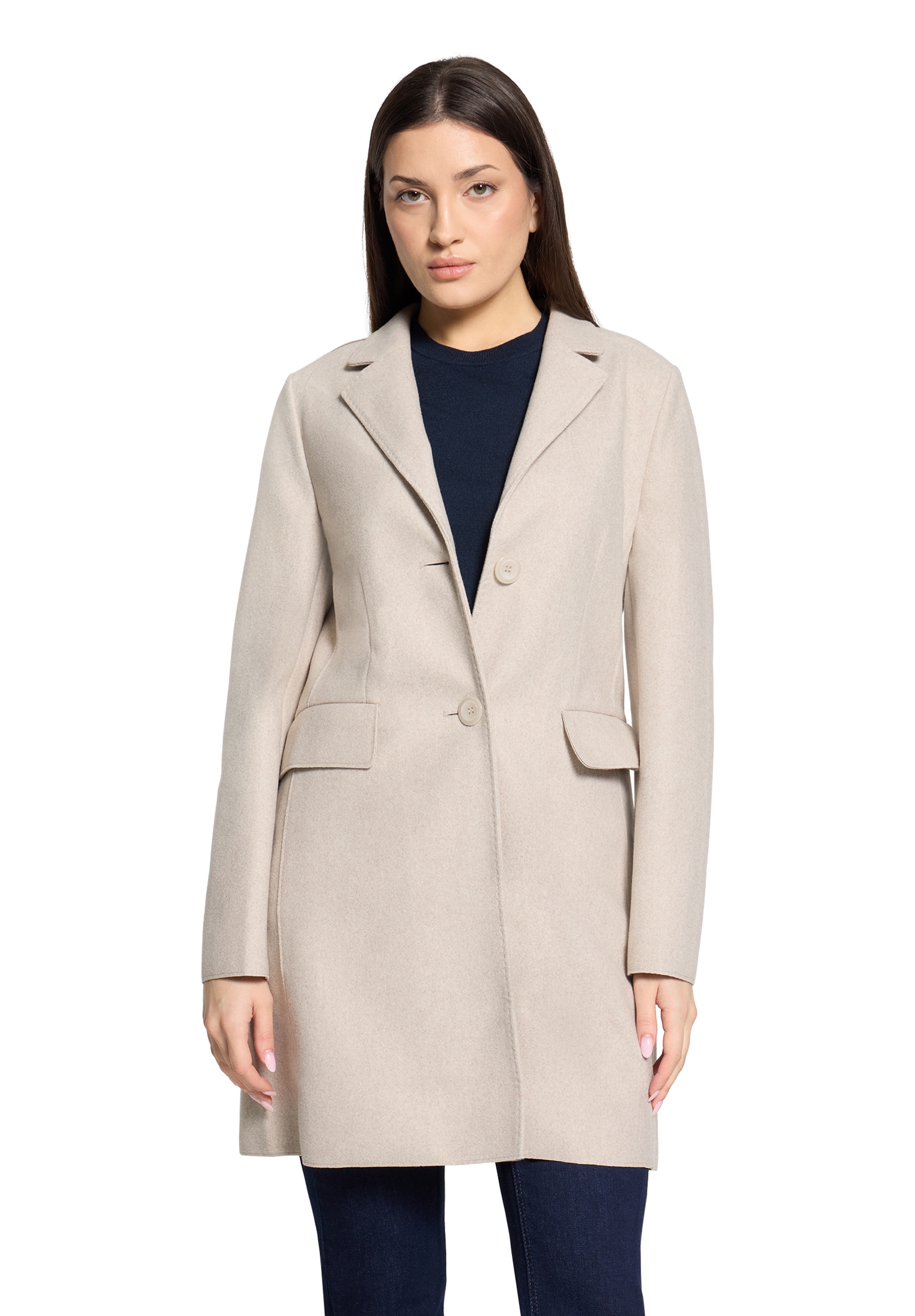 Betty Barclay Wolljacke »Wollmantel mit Reverskragen«