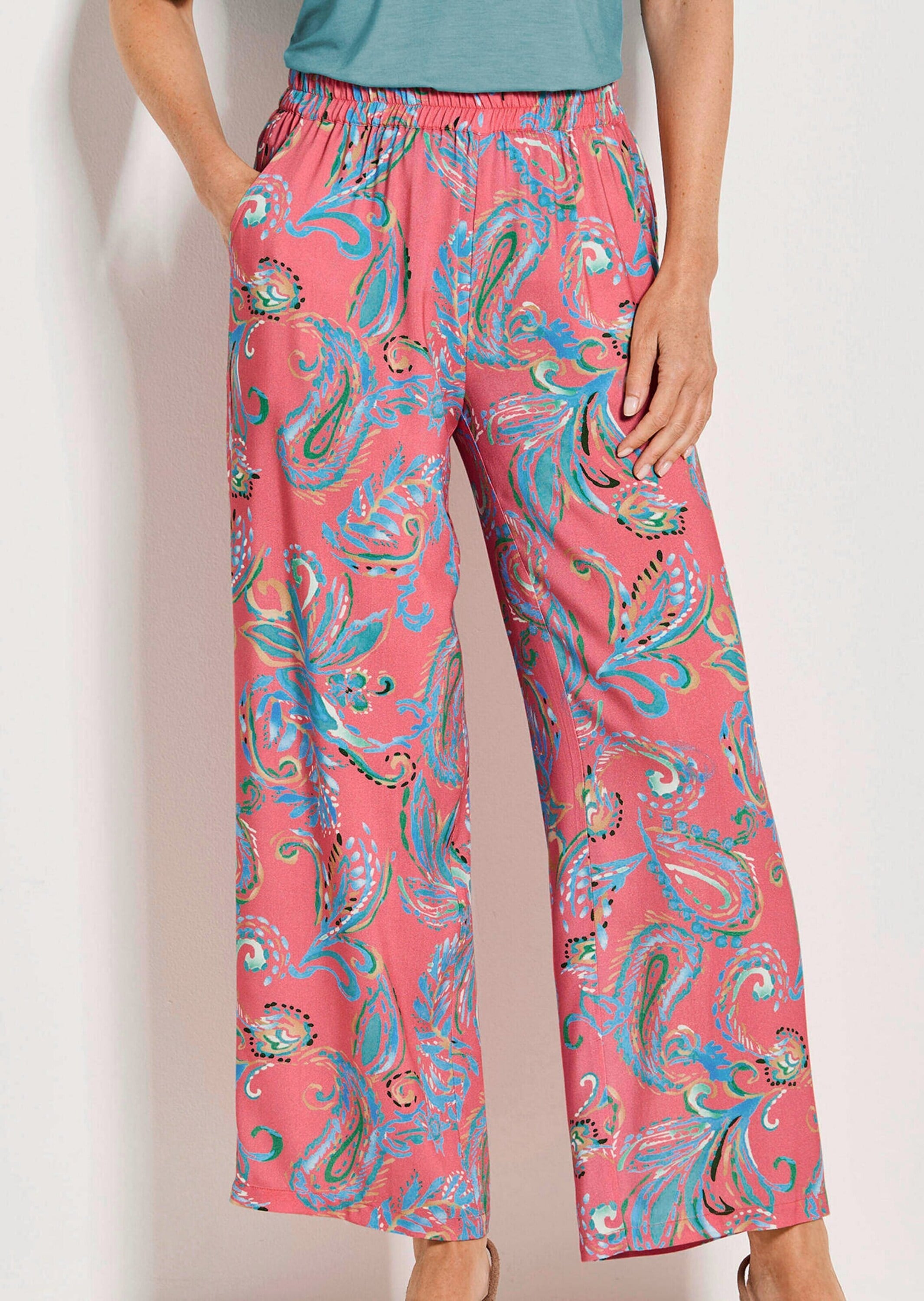 GOLDNER Schlupfhose »Hose VERA aus reiner Viskose«