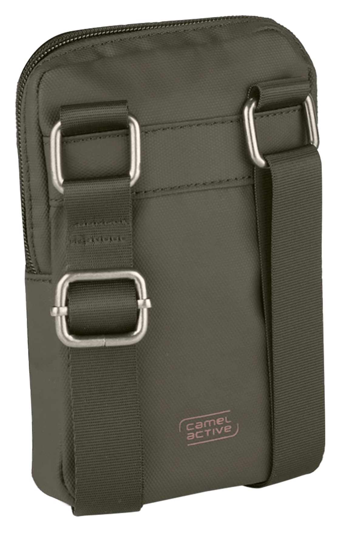camel active Handytasche »Explore«, wasserabweisendes recyceltes Nylon und reflektierende Reißverschlüsse