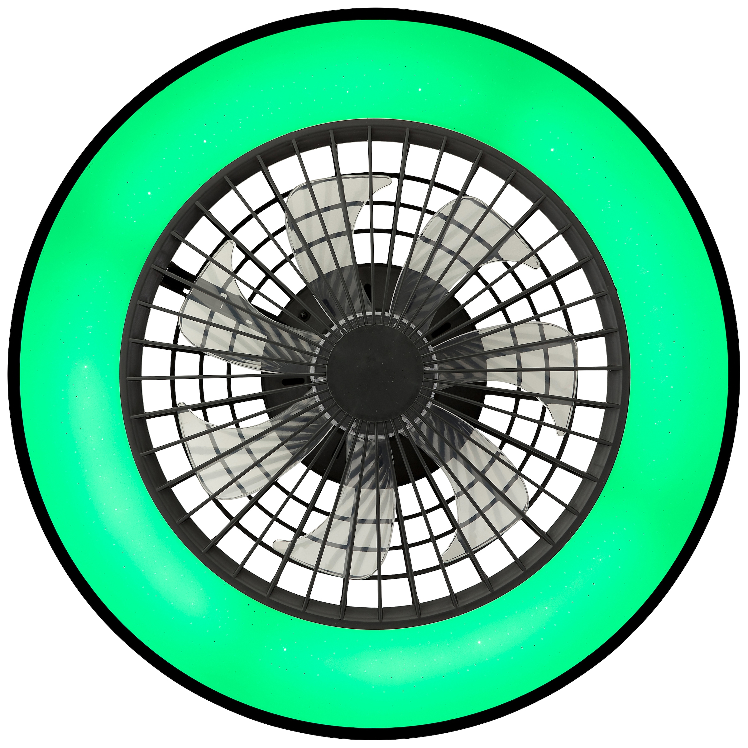 Brilliant LED Deckenleuchte »Mazzaro Deckenventilator«, Deckenlampe, Ventilator, 48,5 cm, digitales RGB, CCT, dimmbar