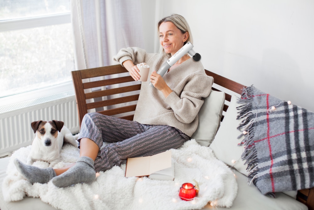 Renpho Massagegerät »Extend Massage Pistole«, Leistungsstarkes Handmassagegerät für das Tiefengewebe