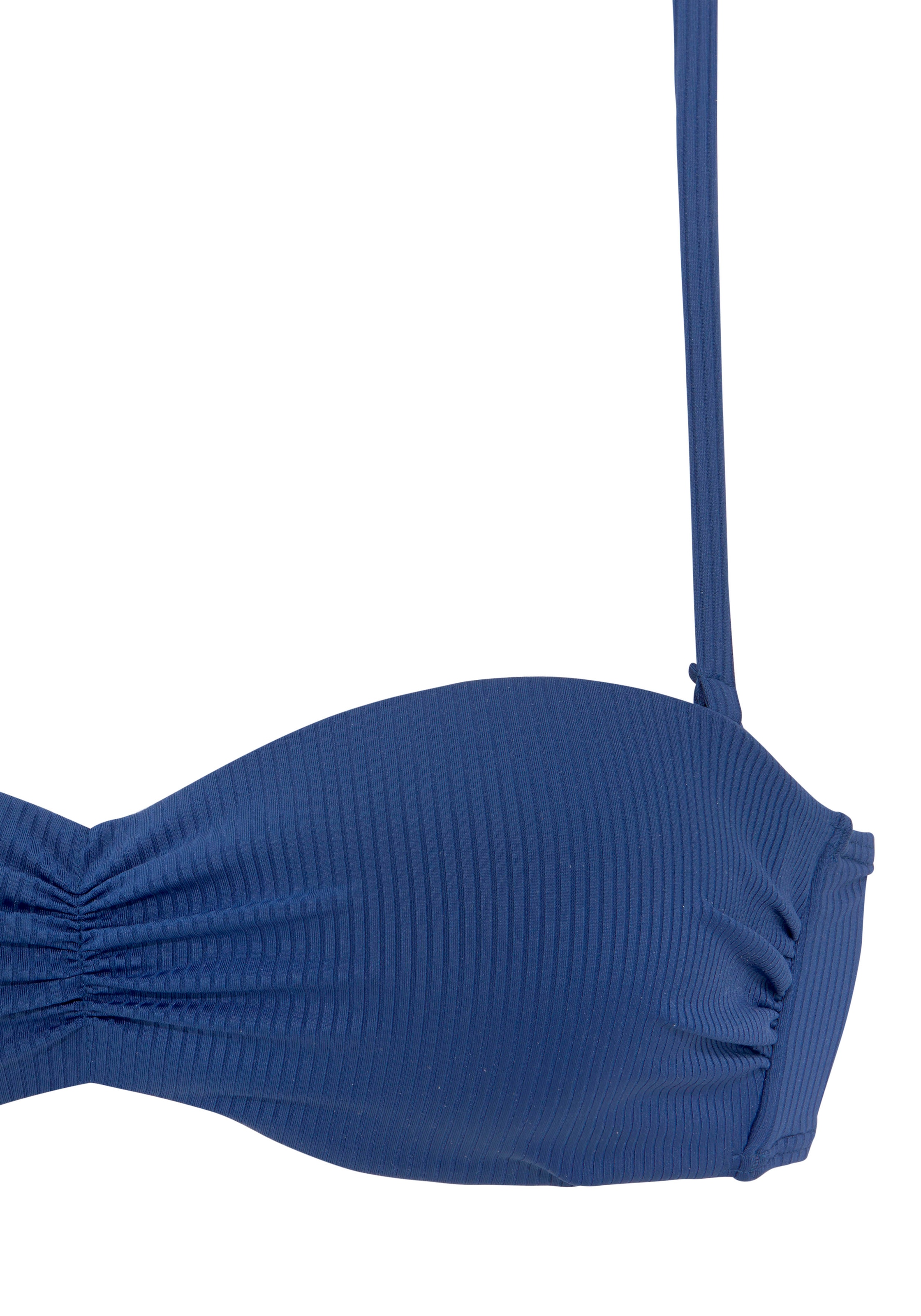 Venice Beach Bandeau-Bikini-Top »Lucky«, aus gerippter Strukturware