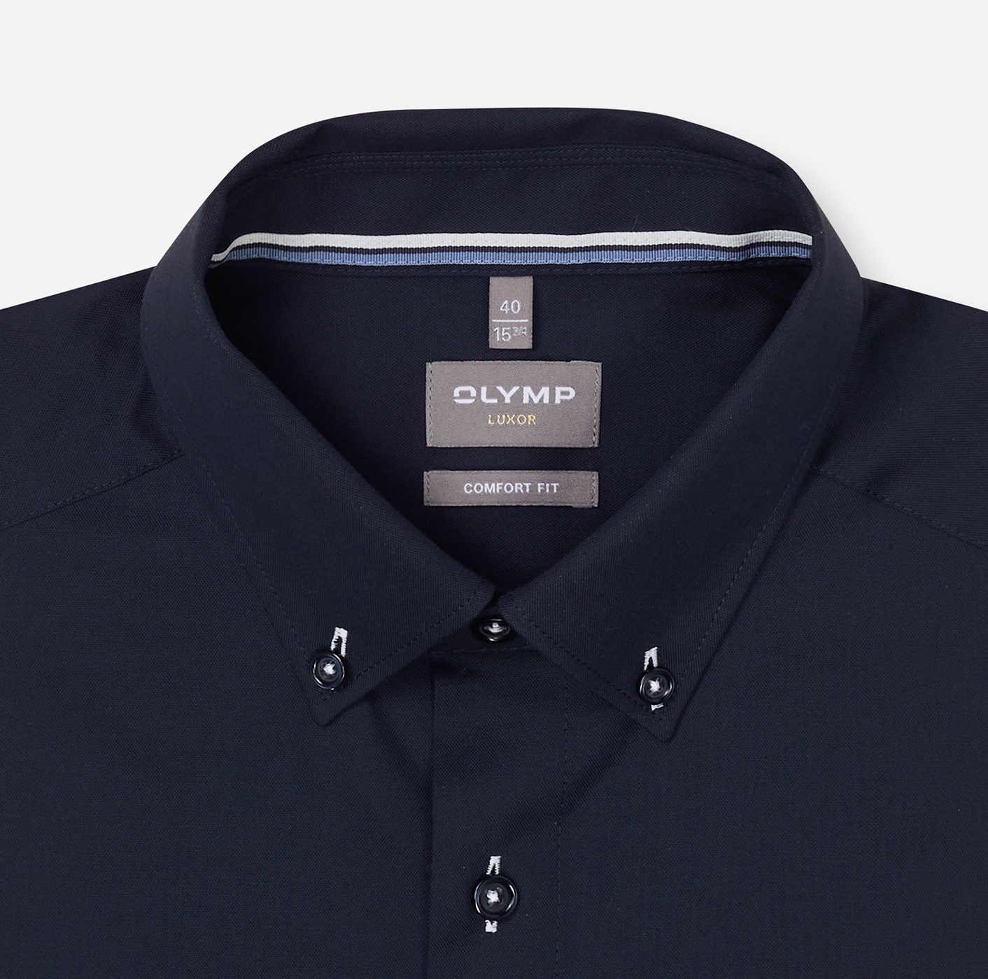 OLYMP Langarmhemd »Luxor« Businesshemd, comfort fit, Button-down-Kragen