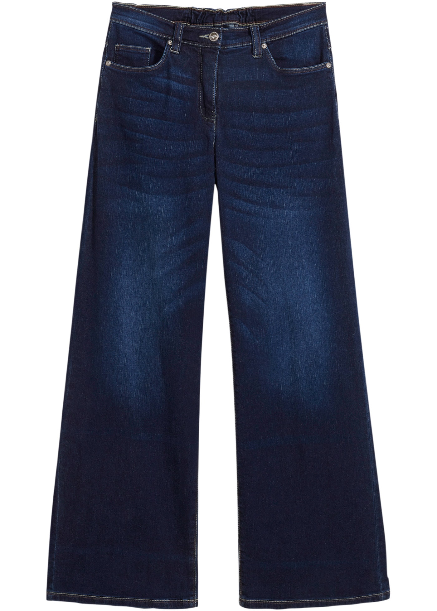 bonprix Weite Jeans Loose Fit Passform, mit Stretch-Material, mit Bequembund