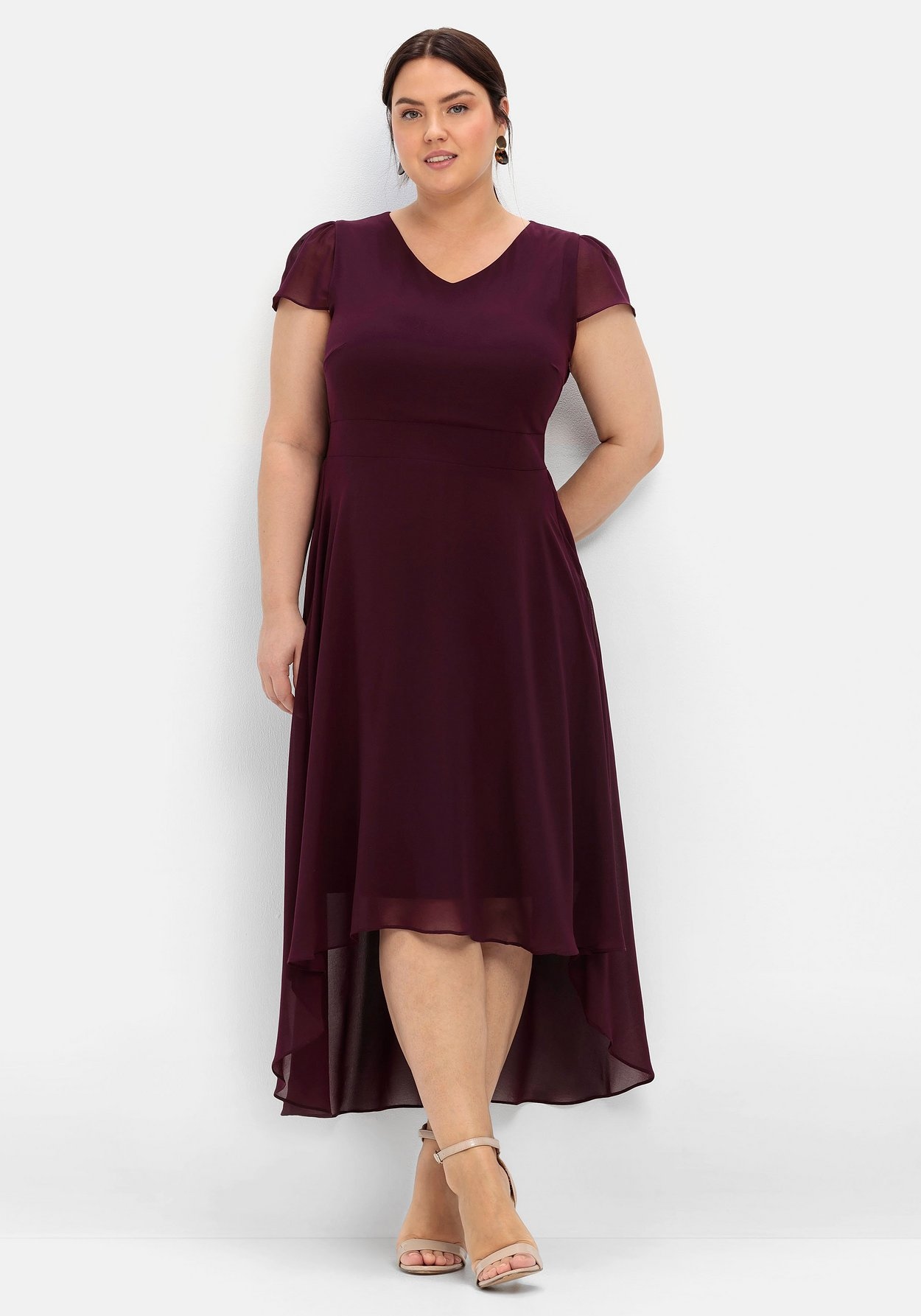 Abendkleid »Abendkleid mit Flügelärmeln«, mit Flügelärmeln