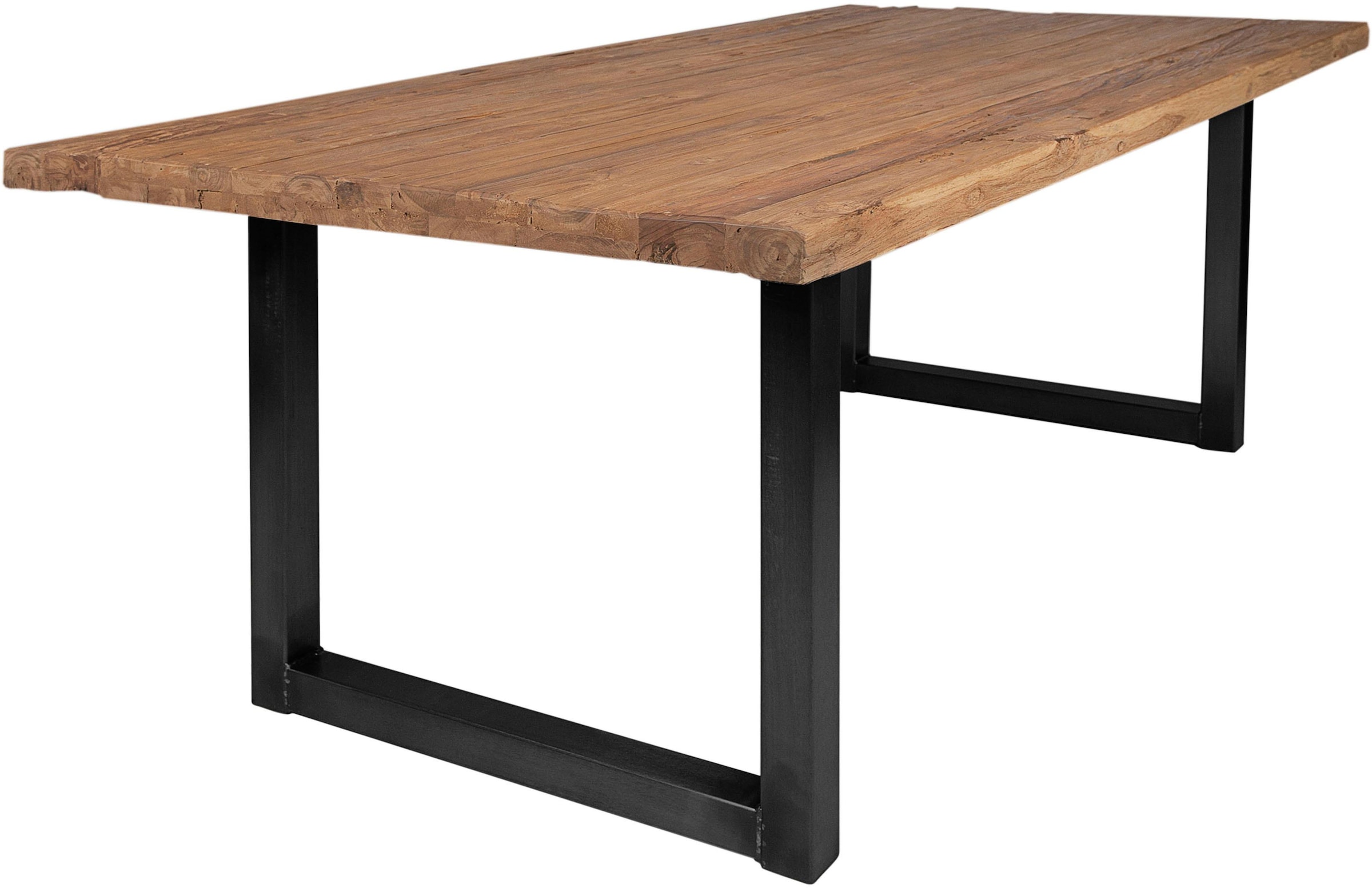 Esstisch »Tops&Tables«, mit rustikaler Tischplatte aus recyceltem Altholz Teak