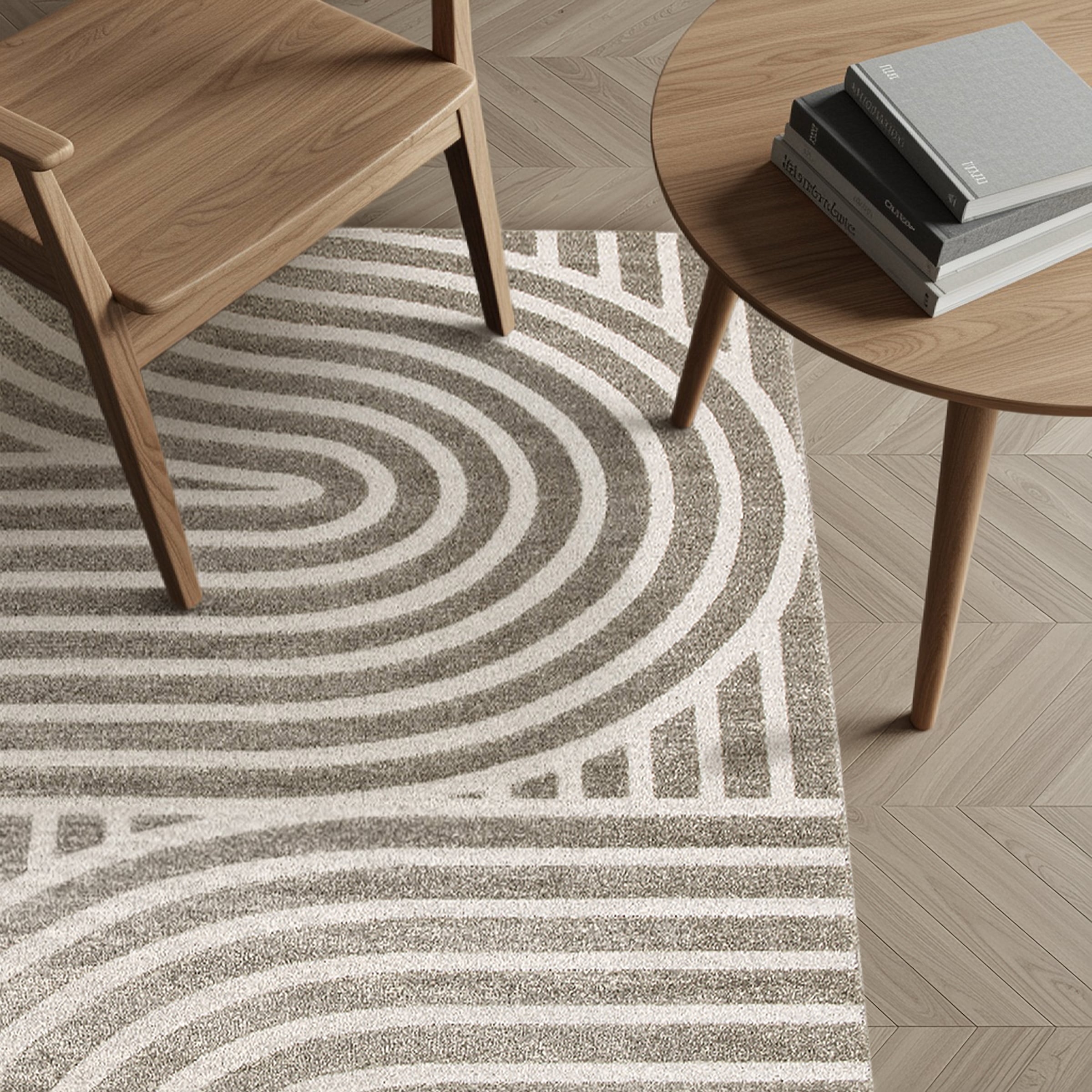 OTTO home Teppich »Rubi, Supersoft, 3D- Design, weiche Haptik« rechteckig 9 mm Höhe softer Kurzflor, pflegeleicht, Wohnzimmer, Esszimmer, Schlafzimmer