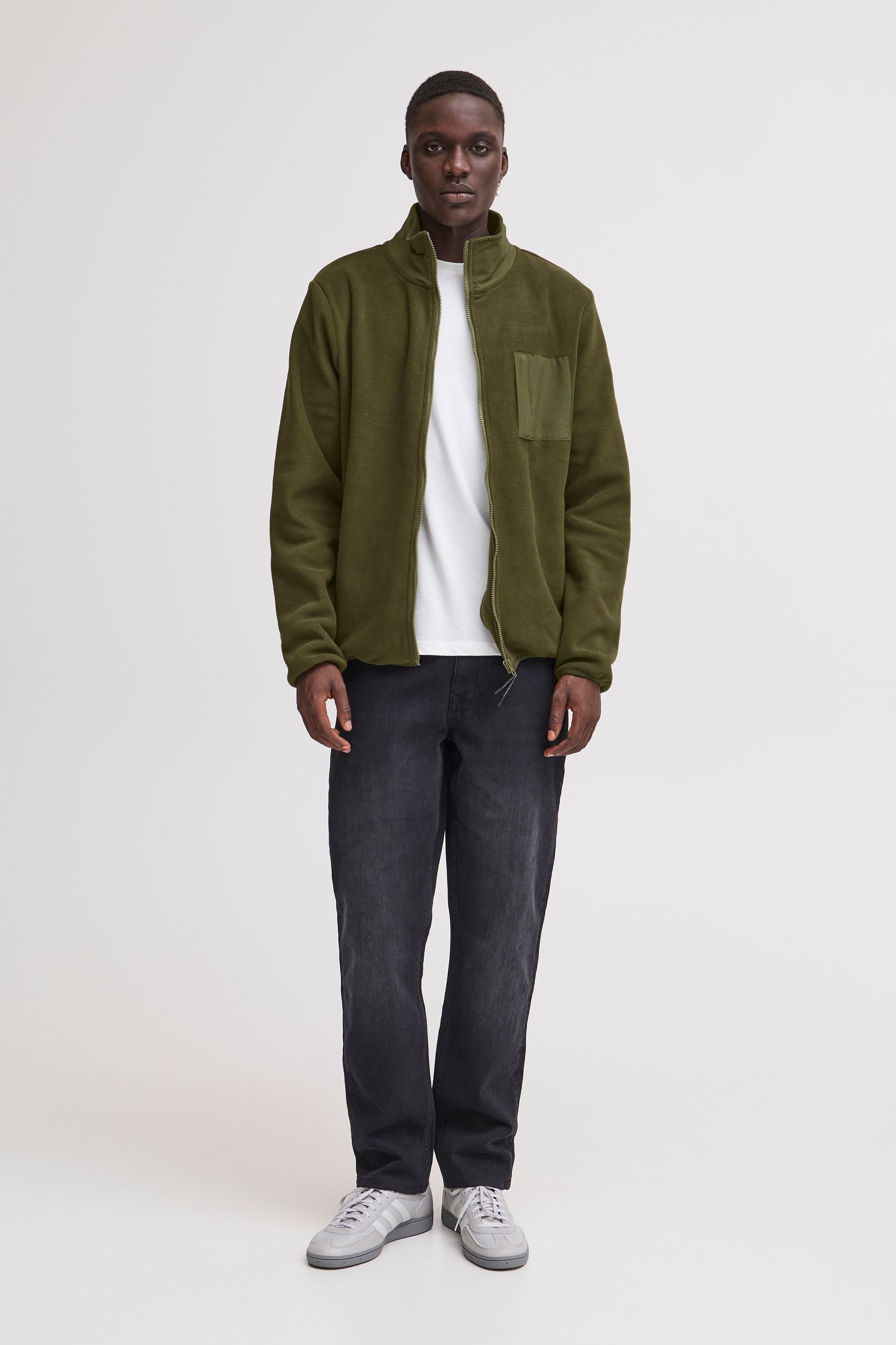 Blend Fellimitatjacke »Fellimitatjacke BHBROOKS Sweatshirt zipp thru«