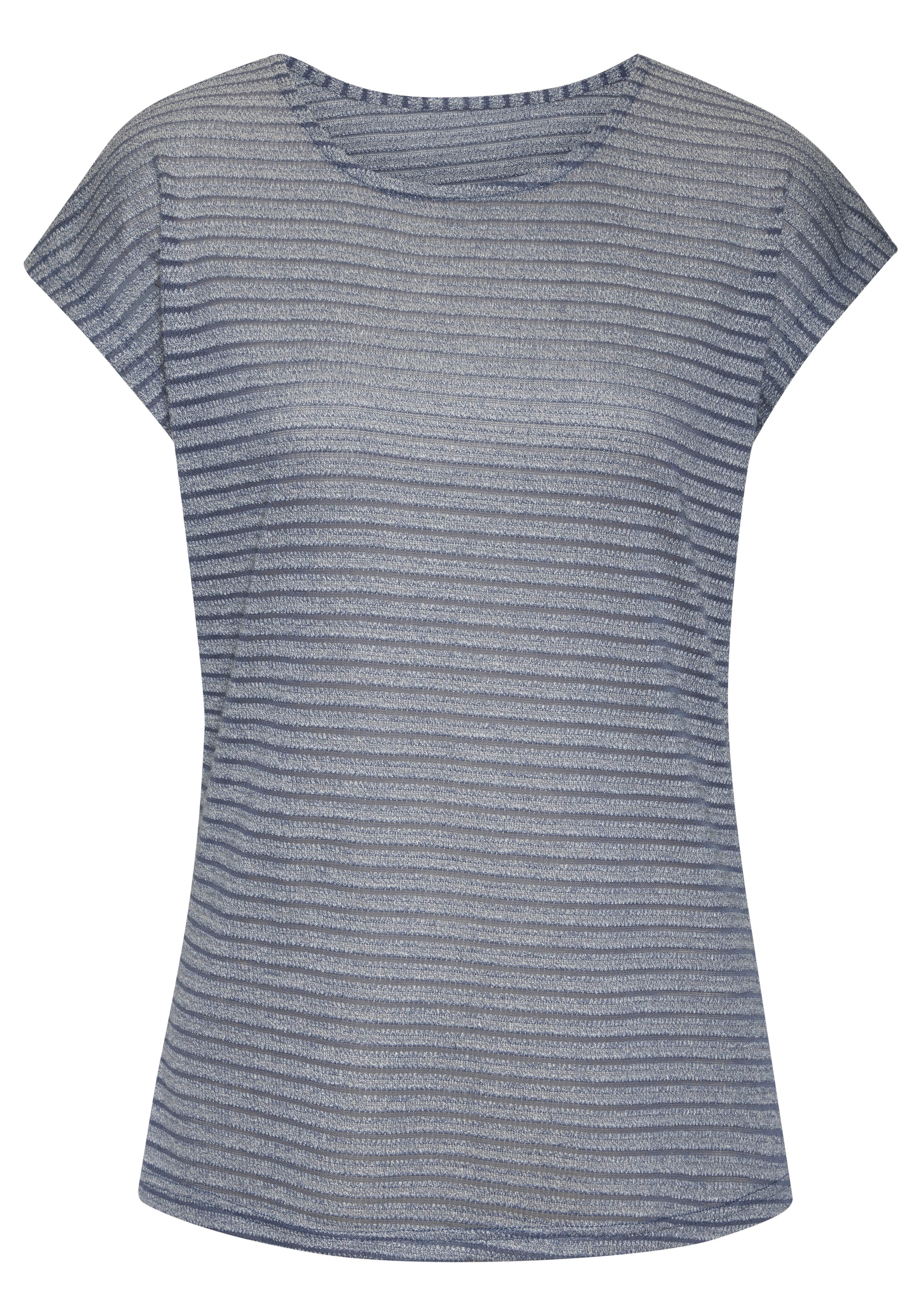 Vivance Kurzarmshirt »mit Streifenoptik«, (2er-Pack), aus pflegeleichter Viskose-Qualität