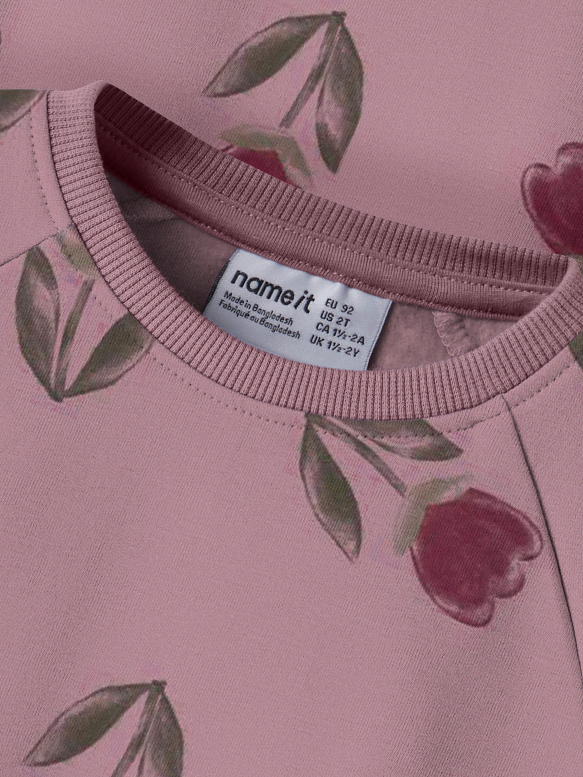 Name It Sweatshirt »NMFOKLA LS NREG SWEAT BRU BOX«, Baumwollmischung, regular fit

