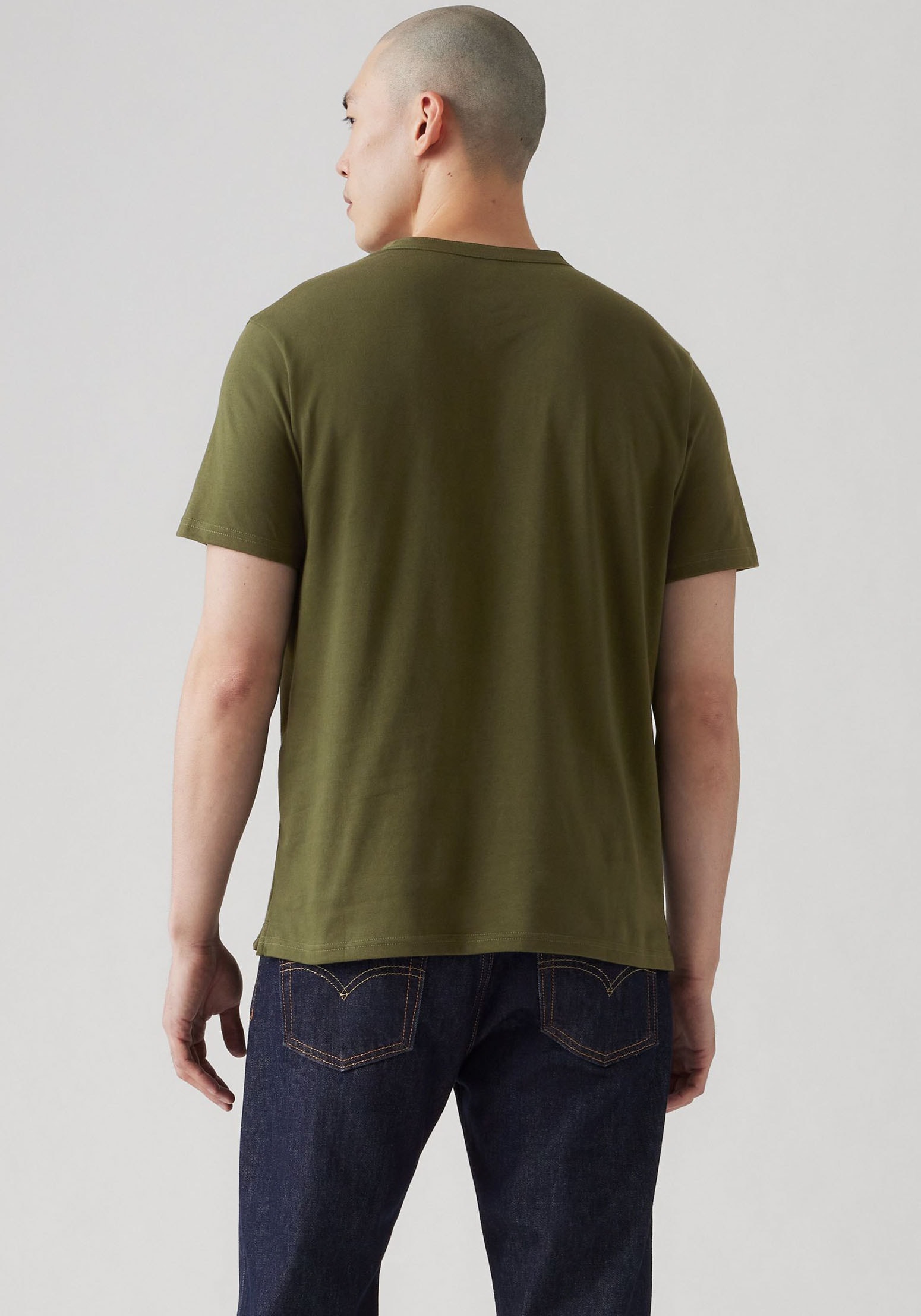 Levi's® Henleyshirt, mit Logo Stickerei