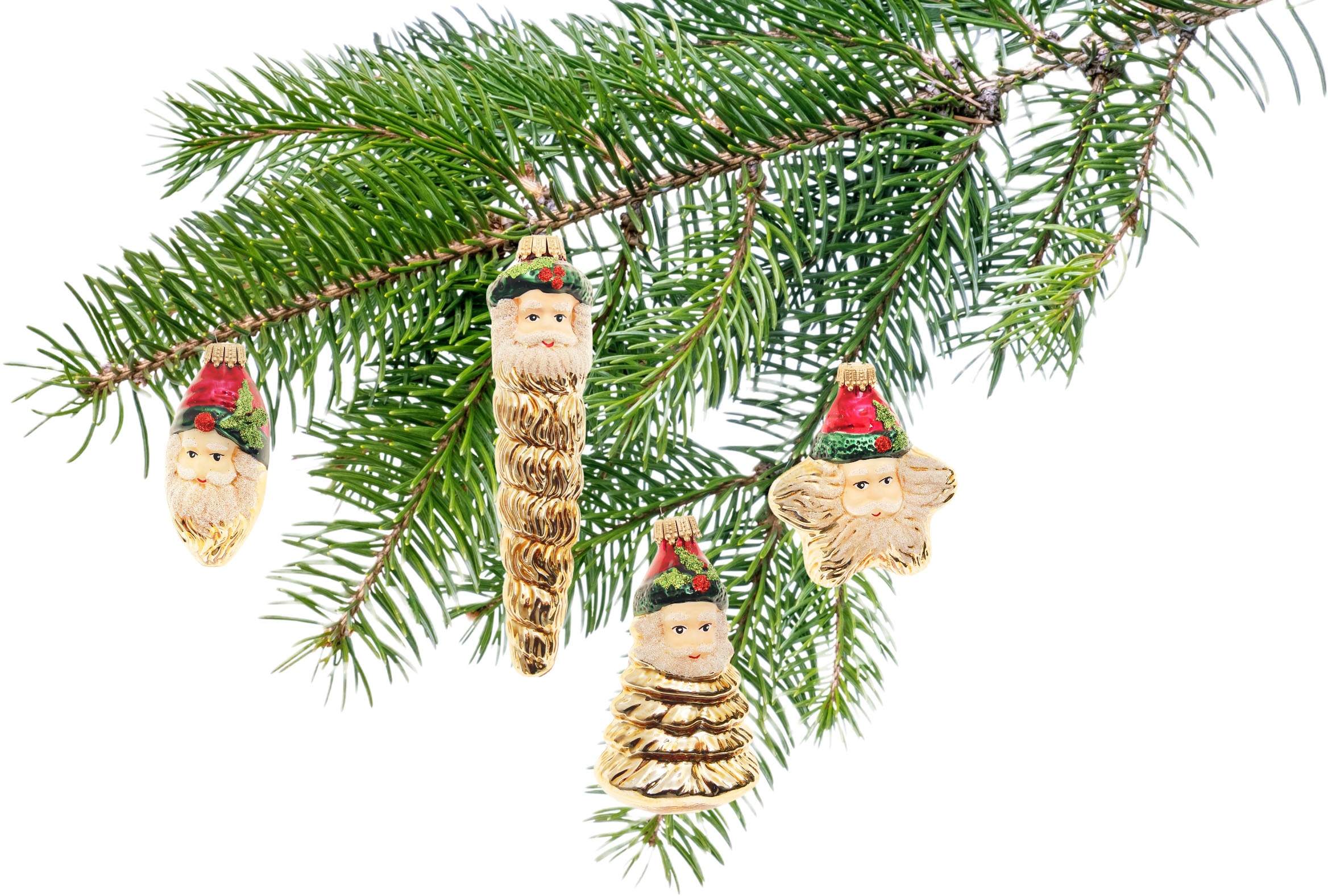 Krebs Glas Lauscha Christbaumschmuck Weihnachtsbaumkugel 4 »Xmas Shop Online Christbaumkugeln aus \
