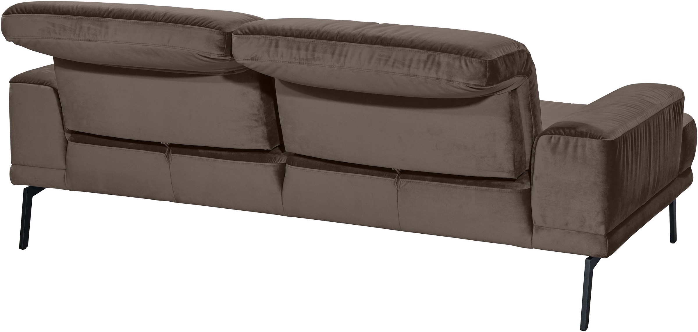 Musterring 3-Sitzer »MR 4580«, inkl. Kopf- und Sitztiefenverstellung, Fuß schwarz, B228 x T103 cm