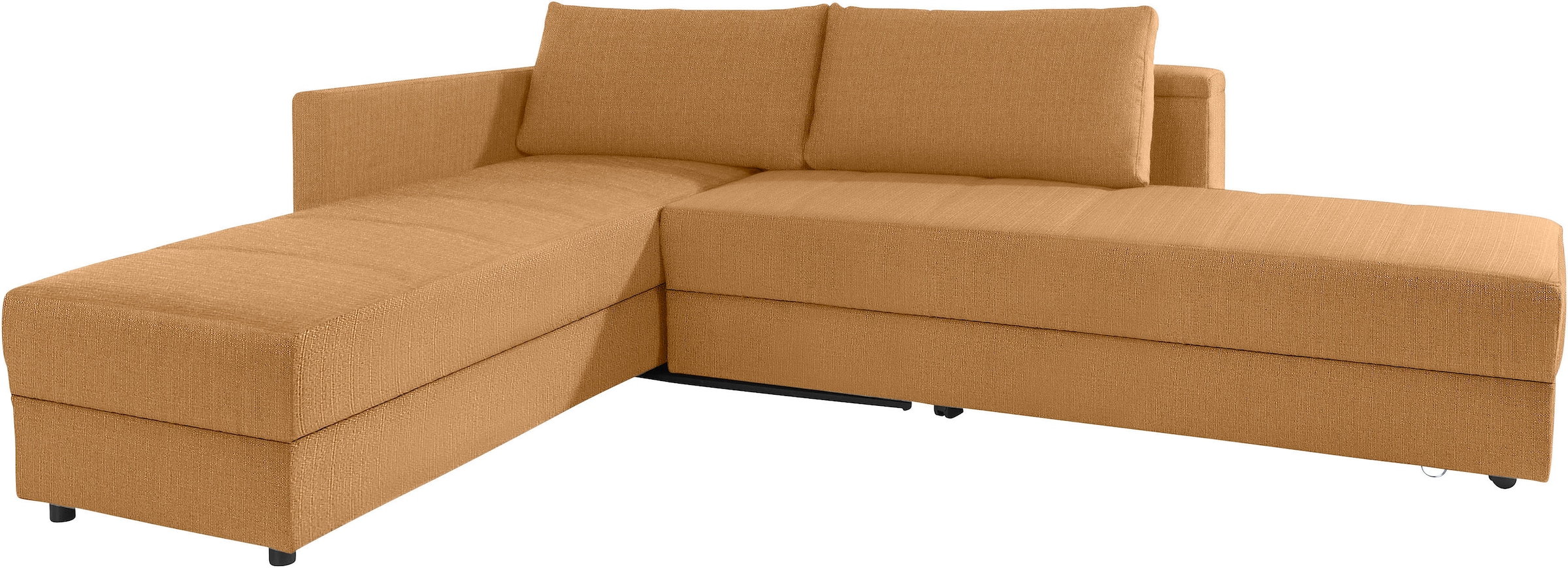 LOOKS by Wolfgang Joop Ecksofa »LooksIII L-Form« durch Drehfunktion zum Bett wandelbar, inklusive Staufach