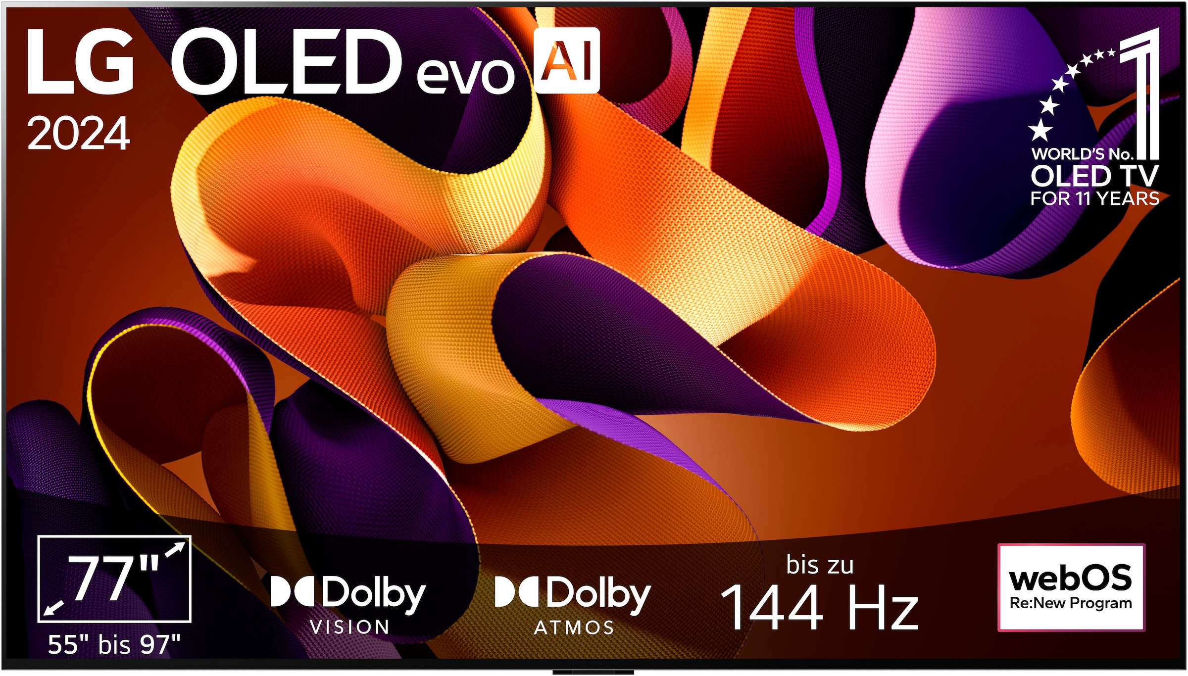 OLED-Fernseher, 195 cm/77 Zoll, 4K Ultra HD, Smart-TV