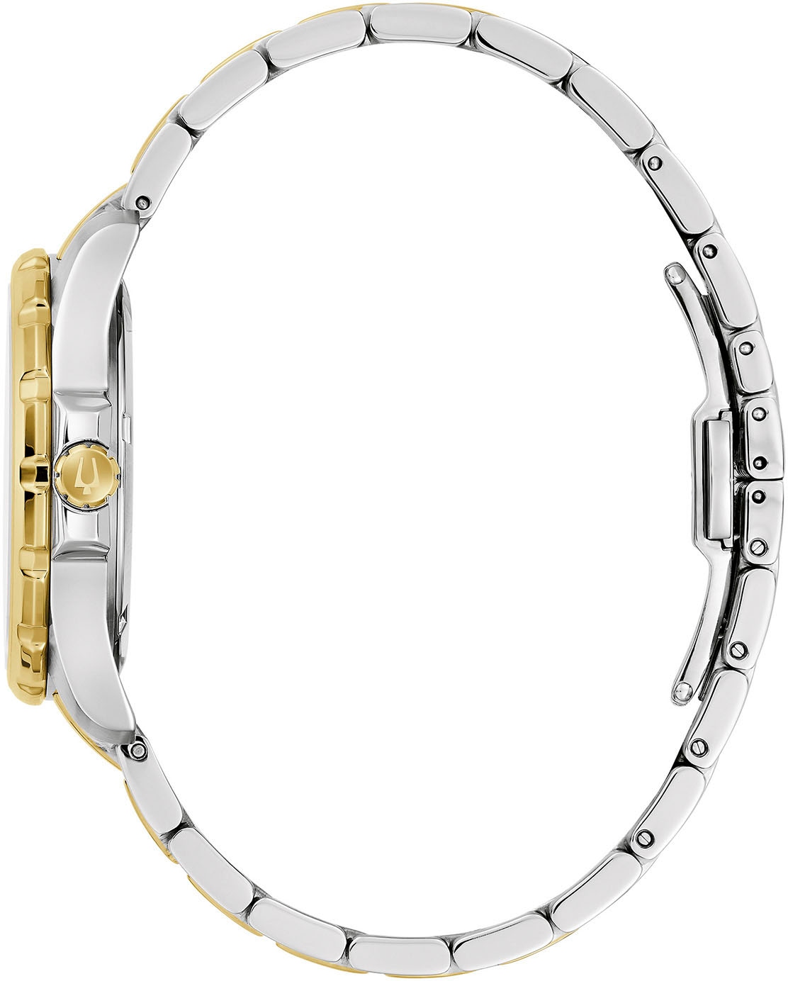 Bulova Quarzuhr »Marine Star«, Armbanduhr, Damenuhr, Perlmuttzifferblatt, mit Diamanten, Saphirglas