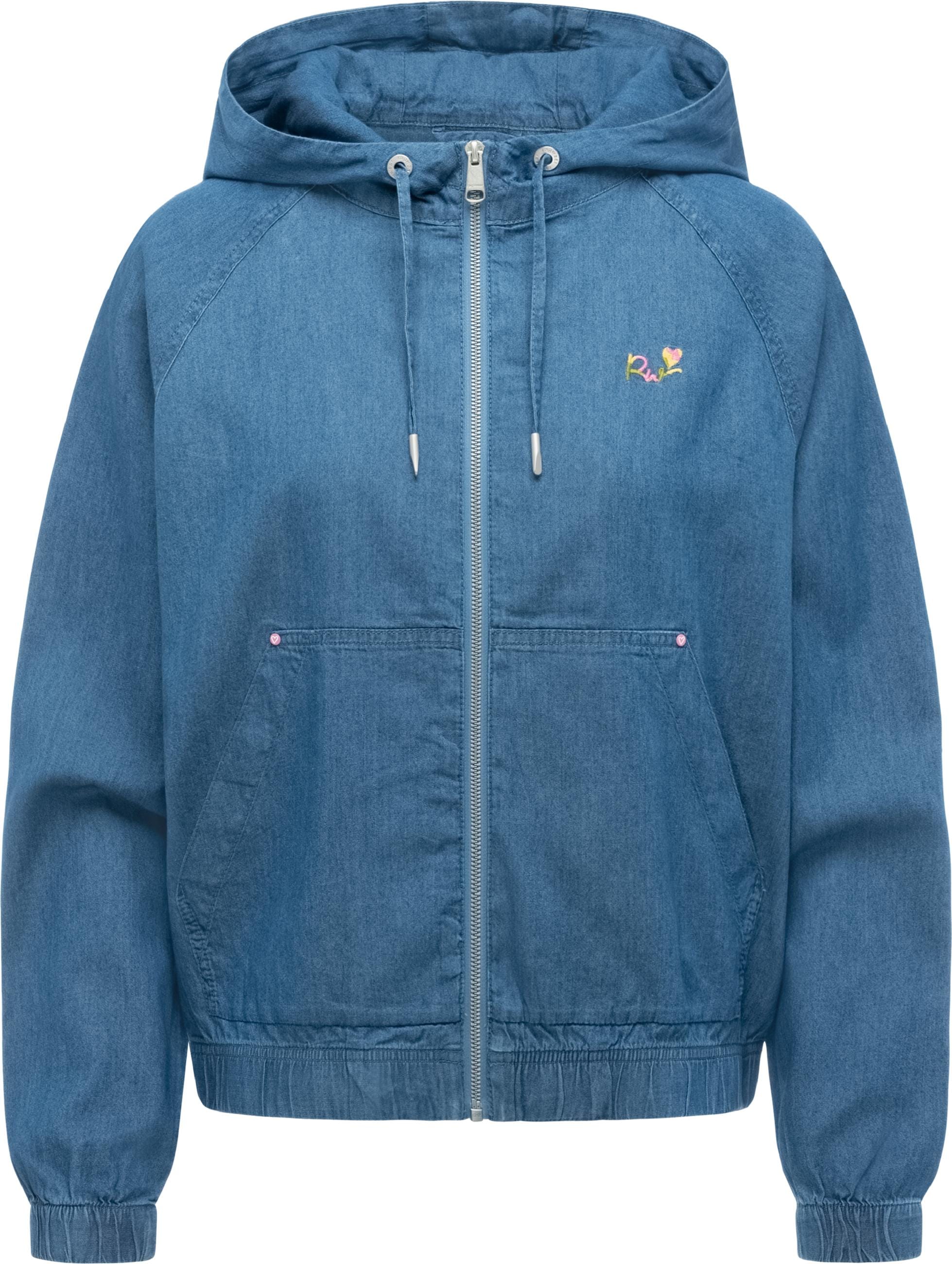 Ragwear Outdoorjacke »Outdoorjacke Anndra Denim« mit Kapuze Übergangsjacke in Jeans-Optik