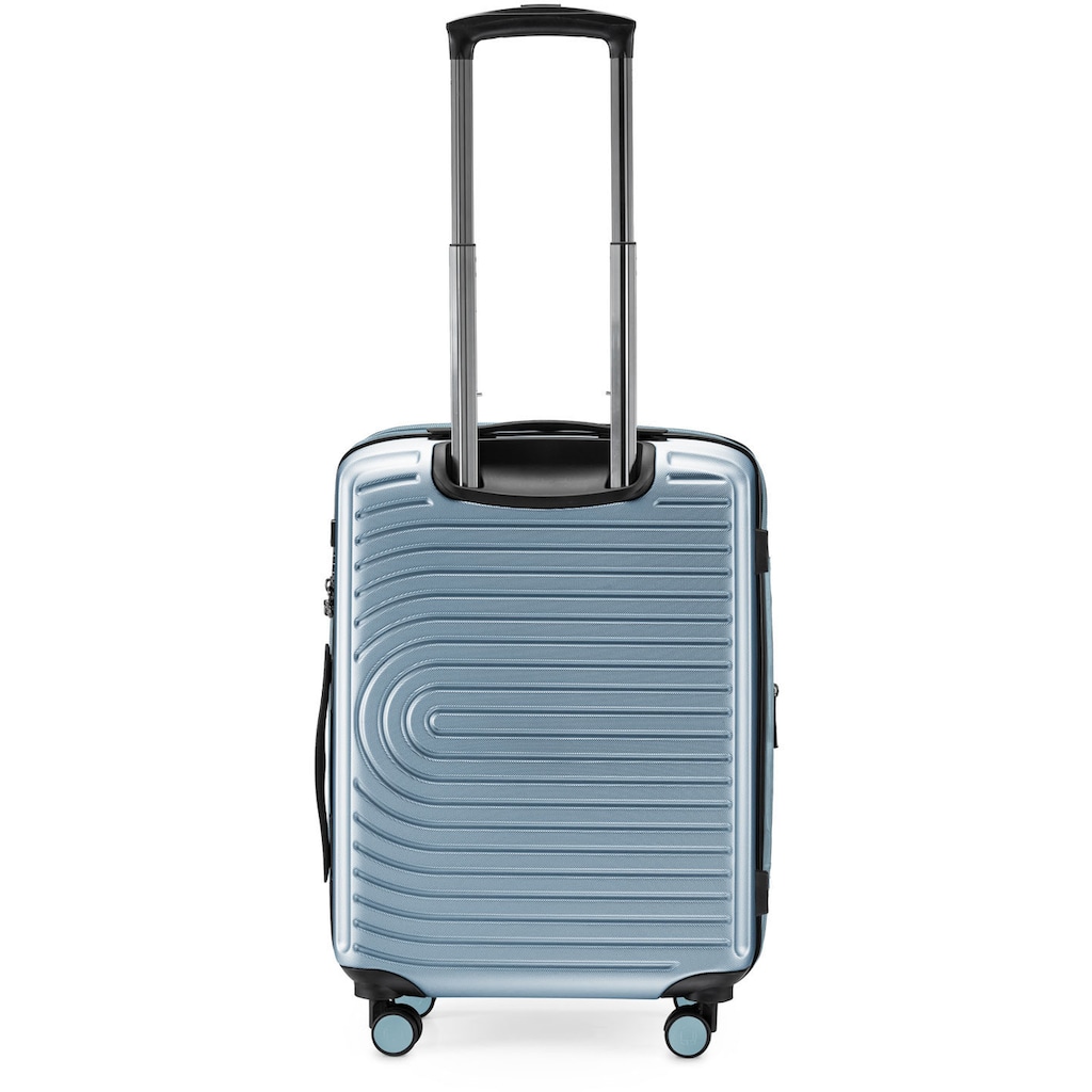 Hauptstadtkoffer Hartschalen-Trolley »Mitte, pool blue, 55 cm«, 4 Rollen