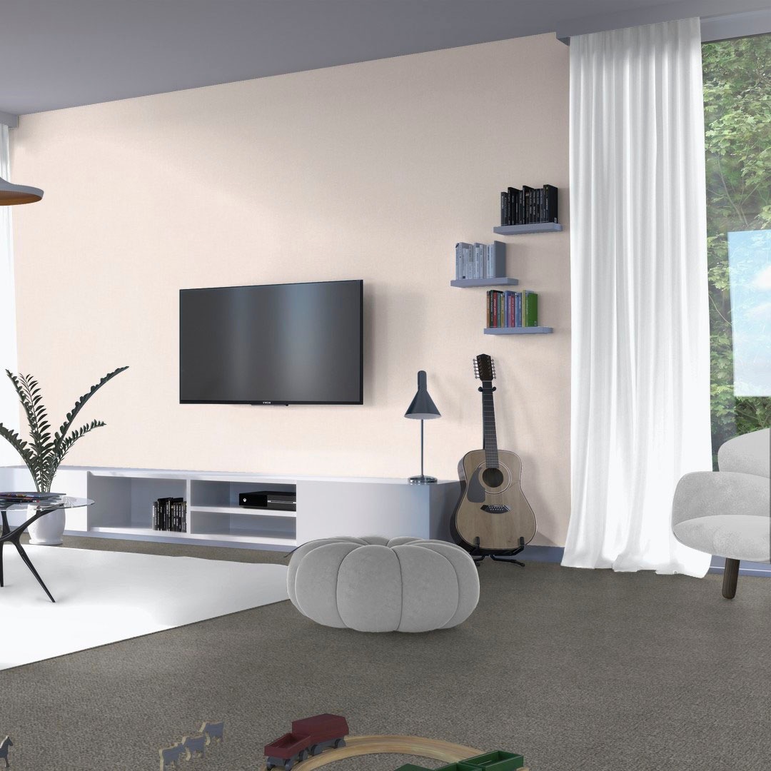 Vorwerk Teppichboden »Passion 1091 (Metro), Schlinge - Uni Farben, Made in Germany«, rechteckig, 6,3 mm Höhe, Wohnzimmer, Schlafzimmer, Kinderzimmer, Breite 400/500 cm