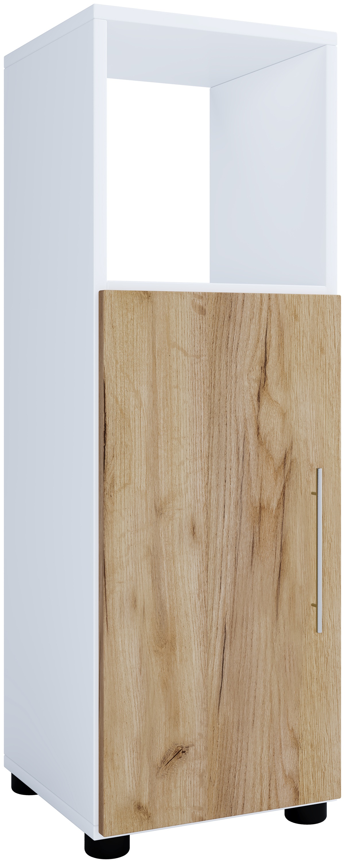 VCM Midischrank »Holz Badmöbel Midischrank Badschrank Bad Flandu« 1 Stk. tlg.