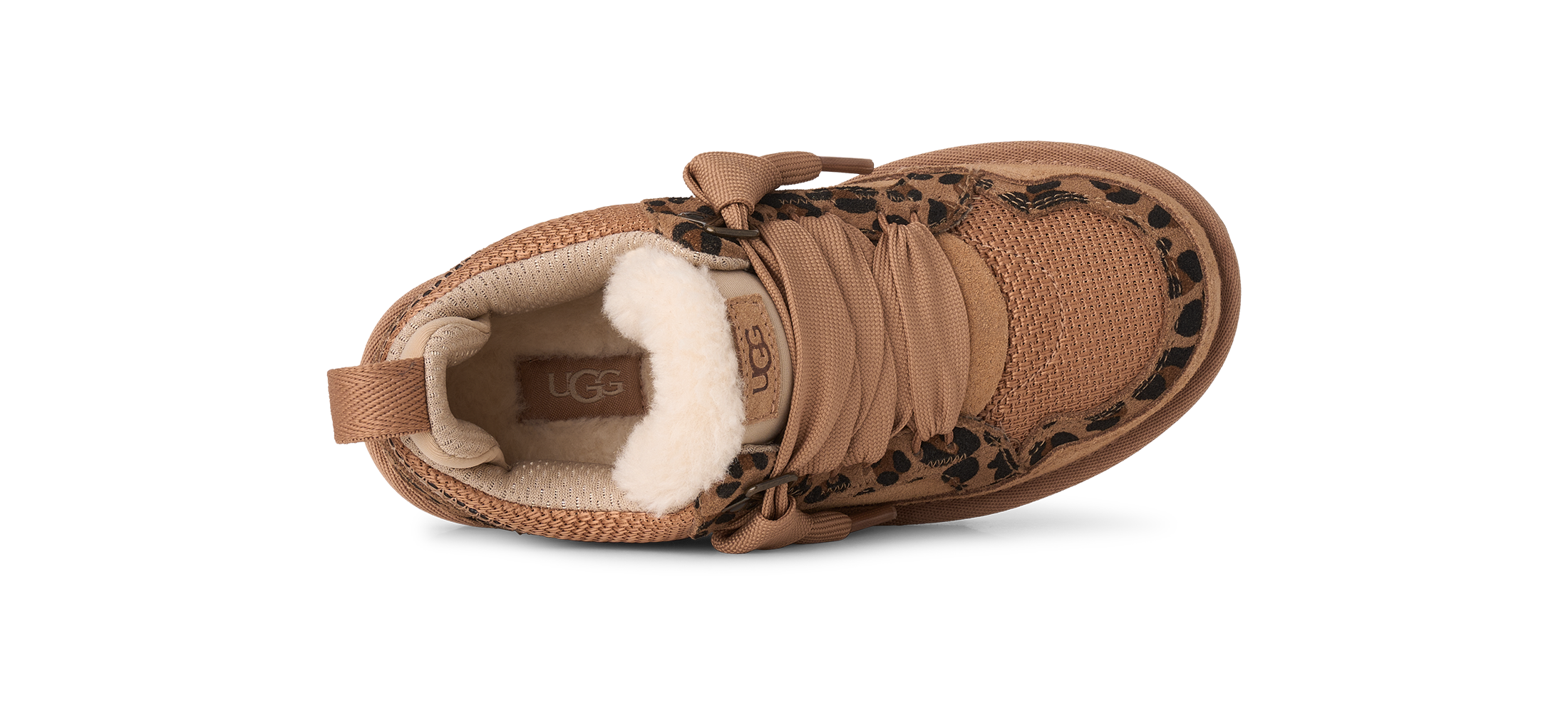 UGG Sneaker »K LOWMEL SPOTTED«  Schnürboots mit gepolsterter Lasche und Logoaufnäher