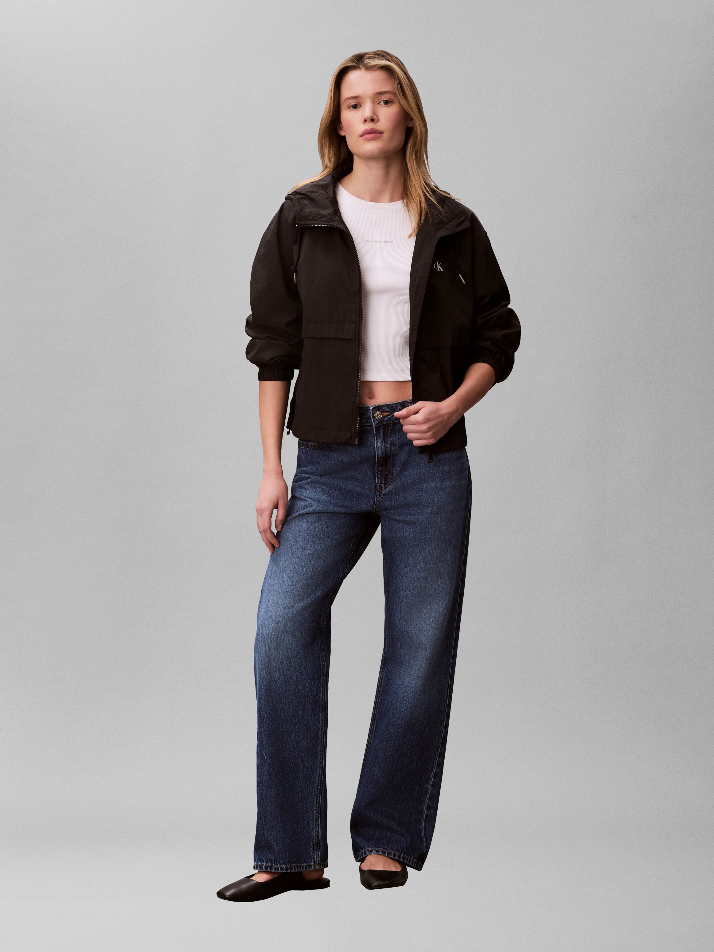 Calvin Klein Jeans Windbreaker mit Kapuze Regular fit mit Kapuze