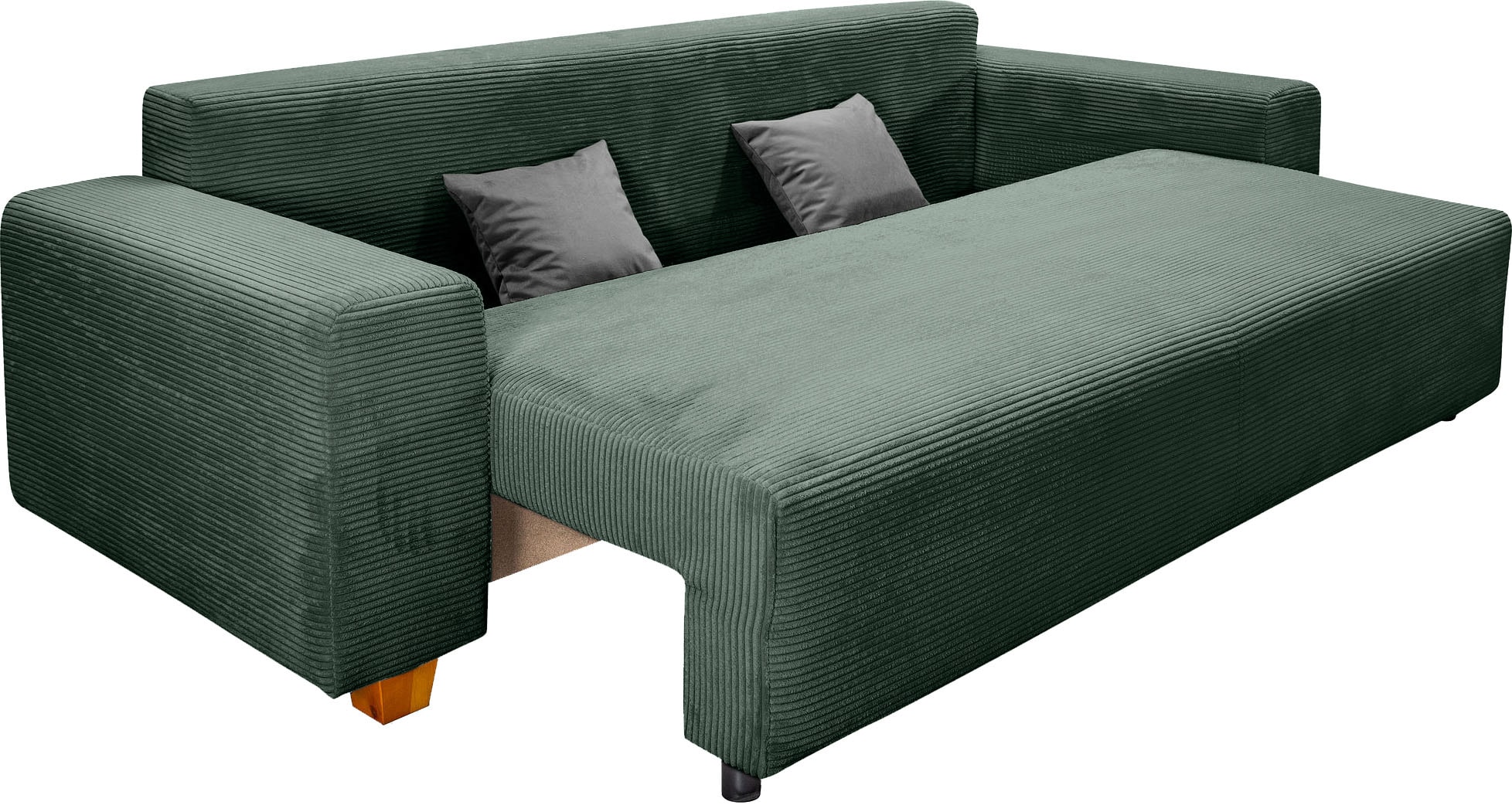 COLLECTION AB Schlafsofa »Yves, Liegefläche (B/T): 142/194 cm«, inkl. Bettfunktion, Bettkasten, Federkern & Zierkissen