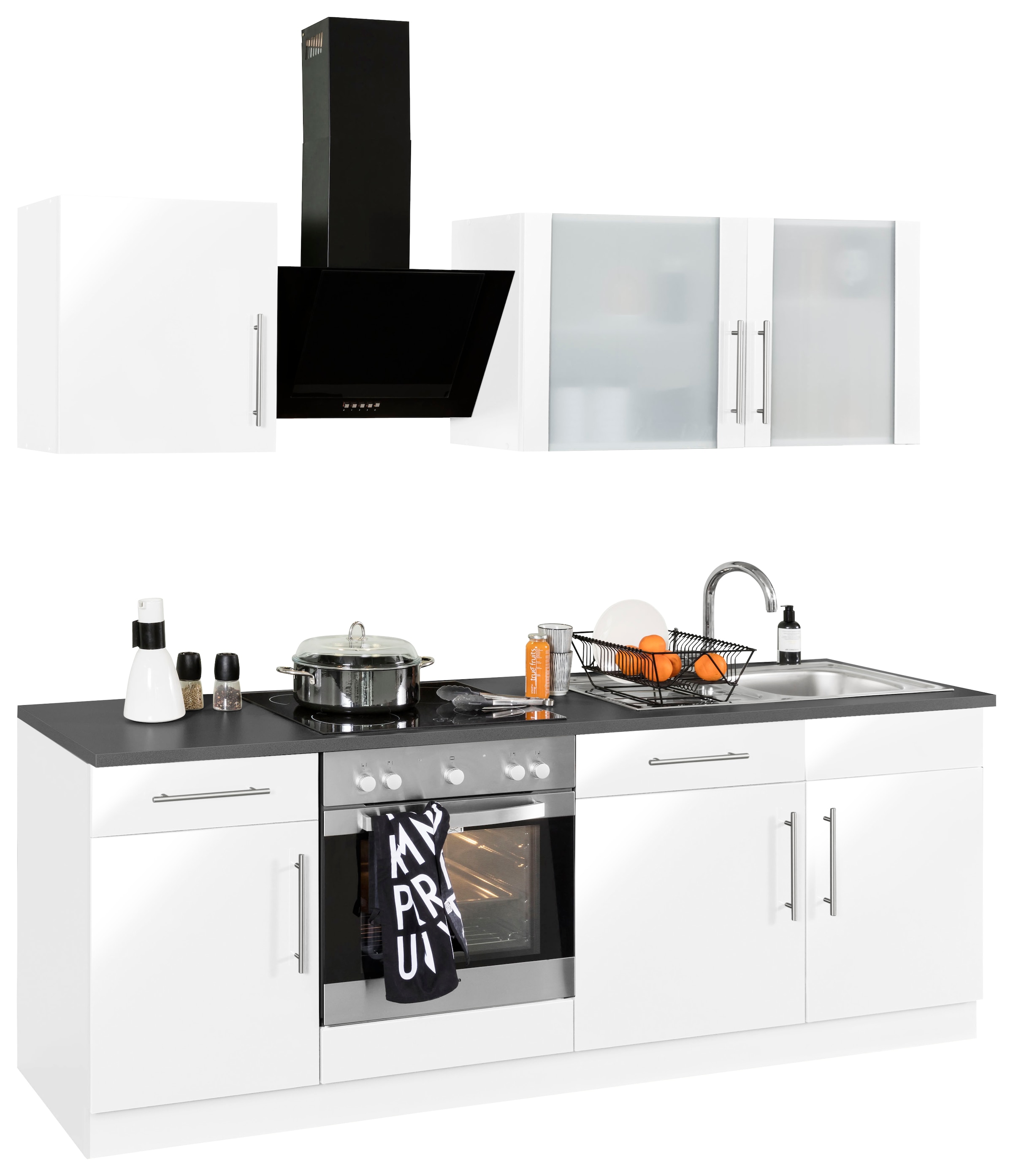 wiho Küchen Küchenzeile »Cali«, ohne E-Geräte, Breite 220 cm im OTTO Online  Shop