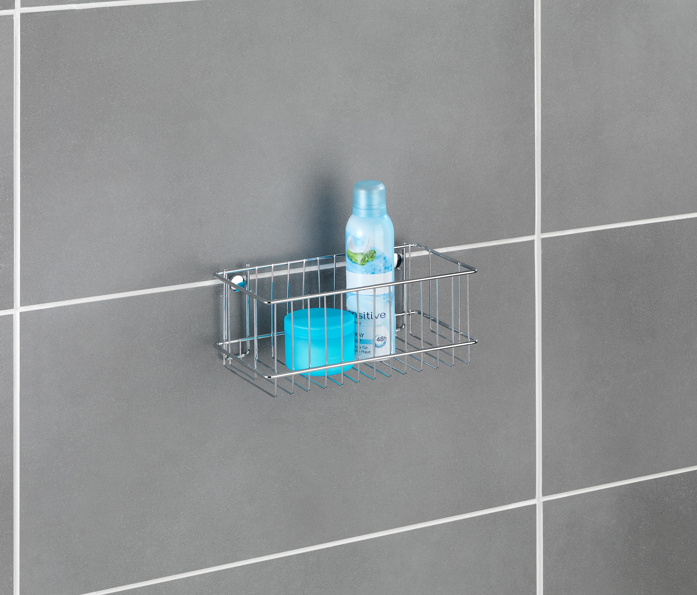 WENKO Badregal »Classic«, zur Wandmontage, aus verchromtem Stahl