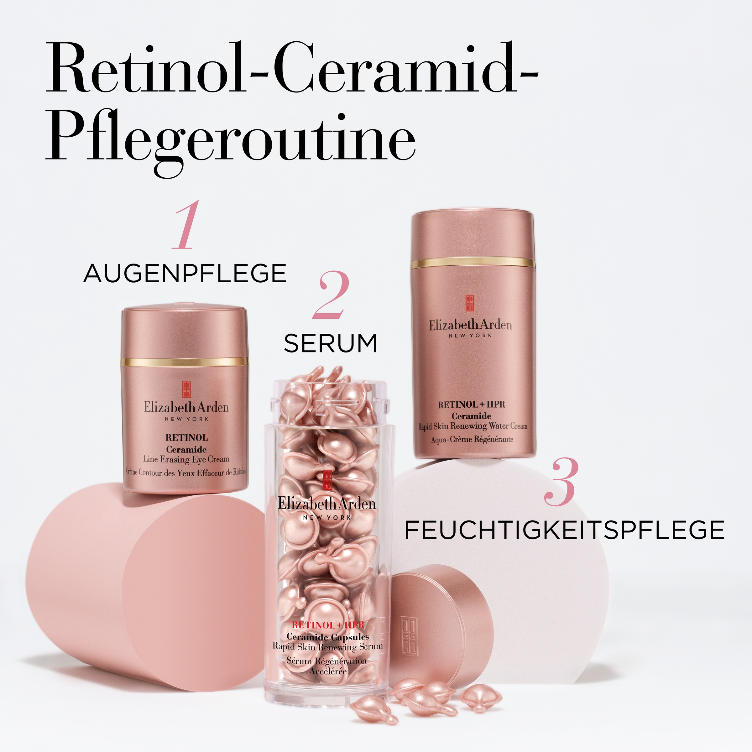 Elizabeth Arden Augencreme »RETINOL + HPR CERAMIDE EYE CREAM« mit Retinol + HPR Ceramide