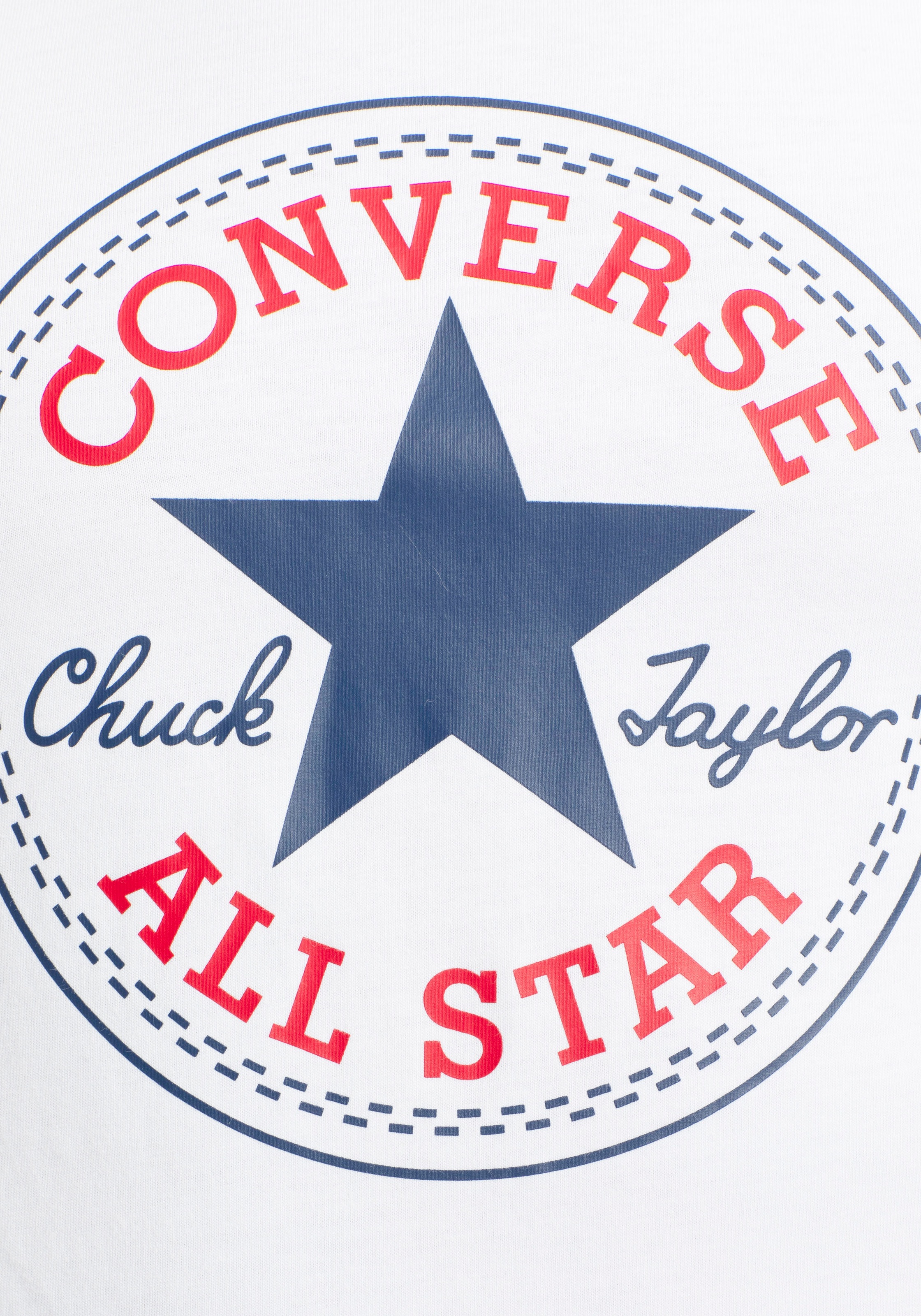 Converse T-Shirt »CONVERSE GO-TO ALL STAR PATCH STANDARD-FIT T-SHIRT« 1 Stk. Unisex