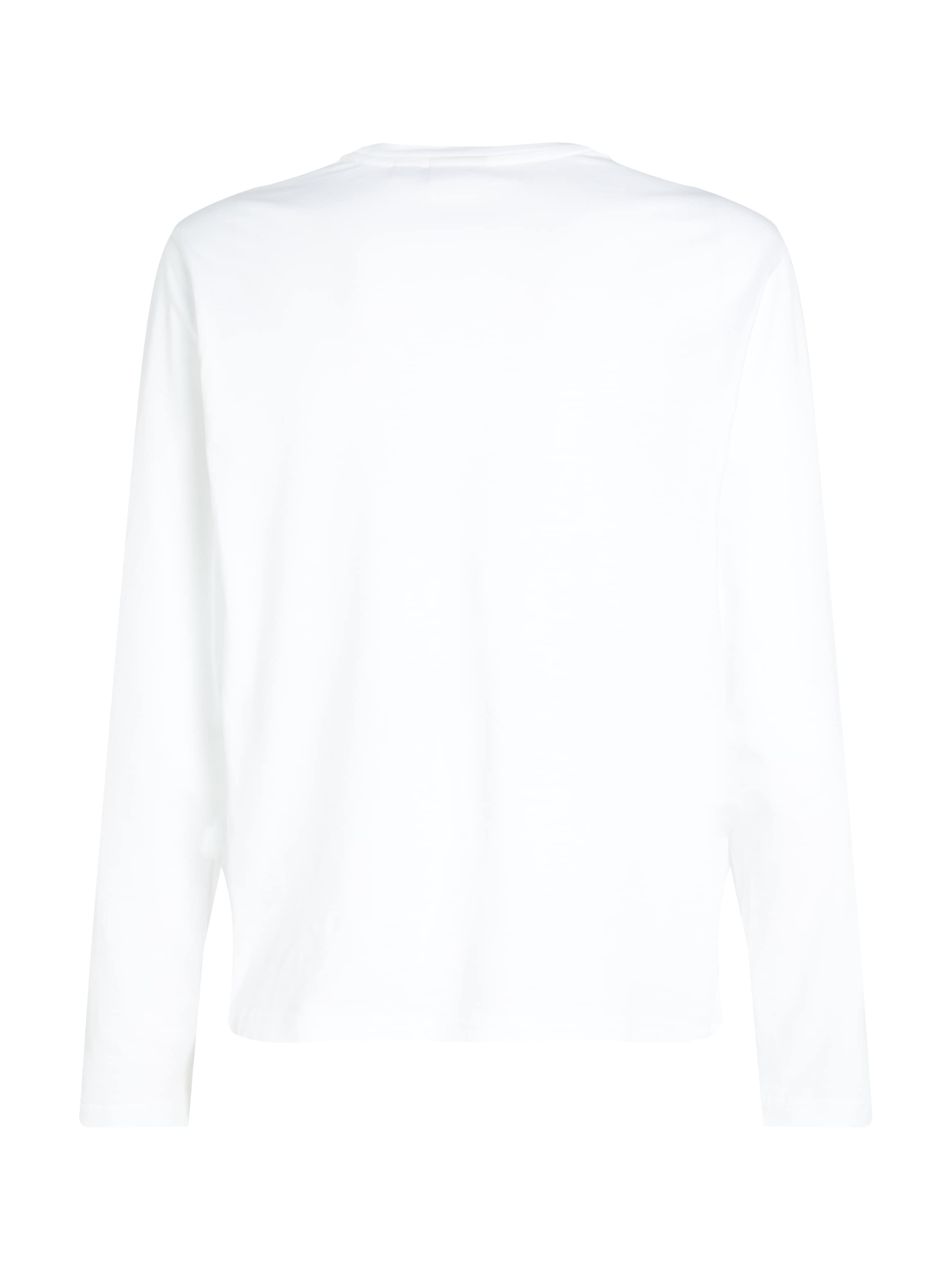 Calvin Klein Rundhalsshirt »SPLIT LINE LOGO LS T-SHIRT«, mit Logoprint