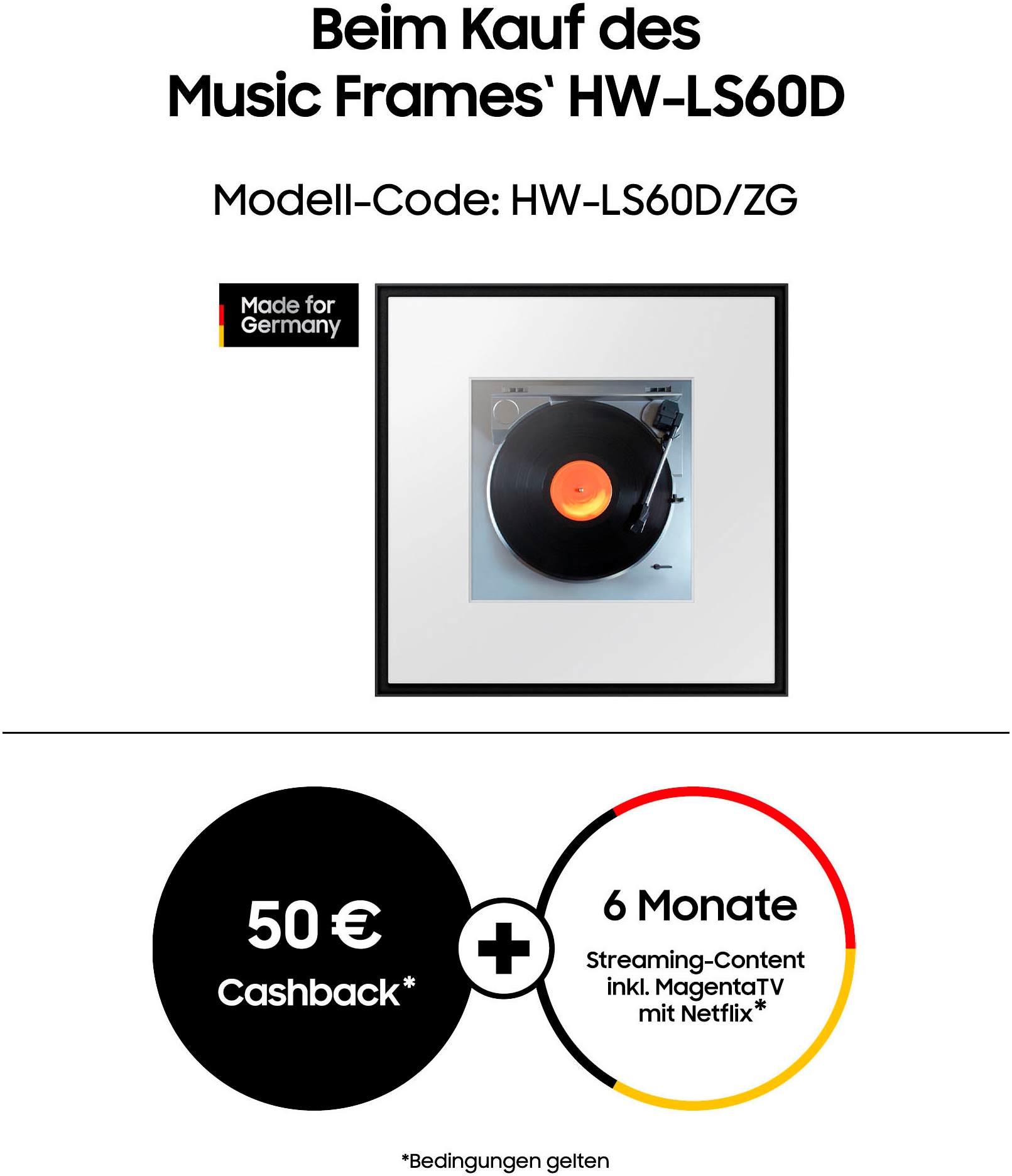 Samsung Lautsprechersystem »HW-LS60D«, Music Frame