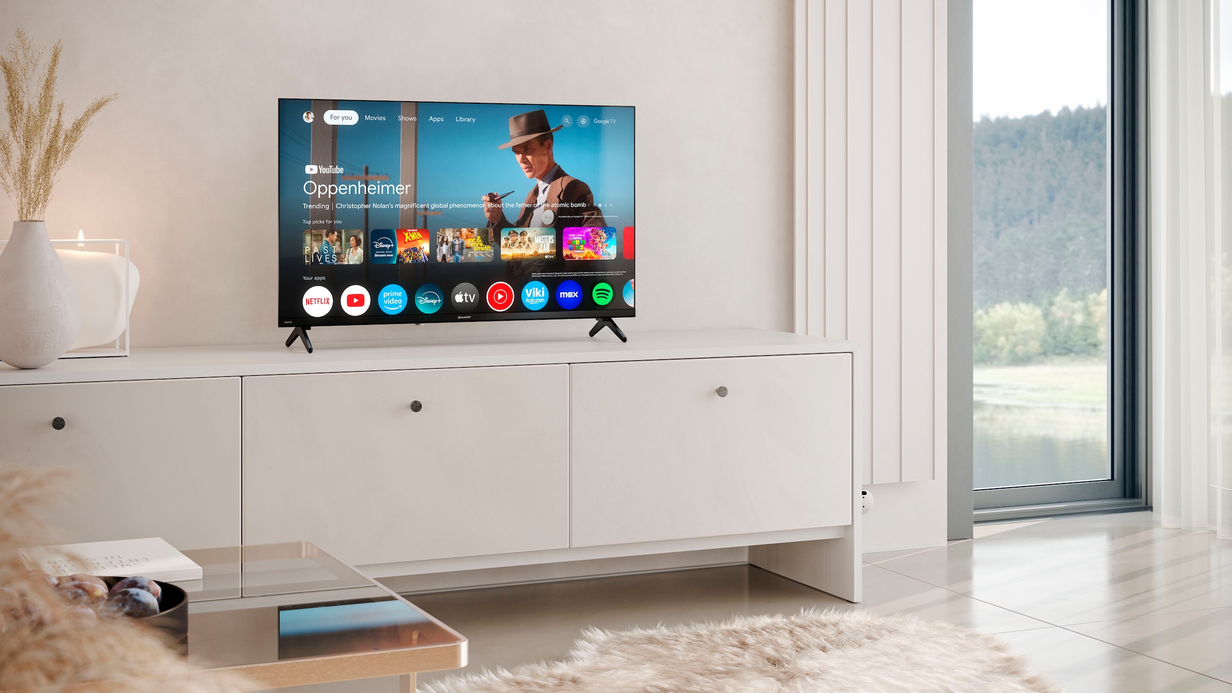 Sharp LED-Fernseher »1T-C32HFx«, Google TV-Smart-TV