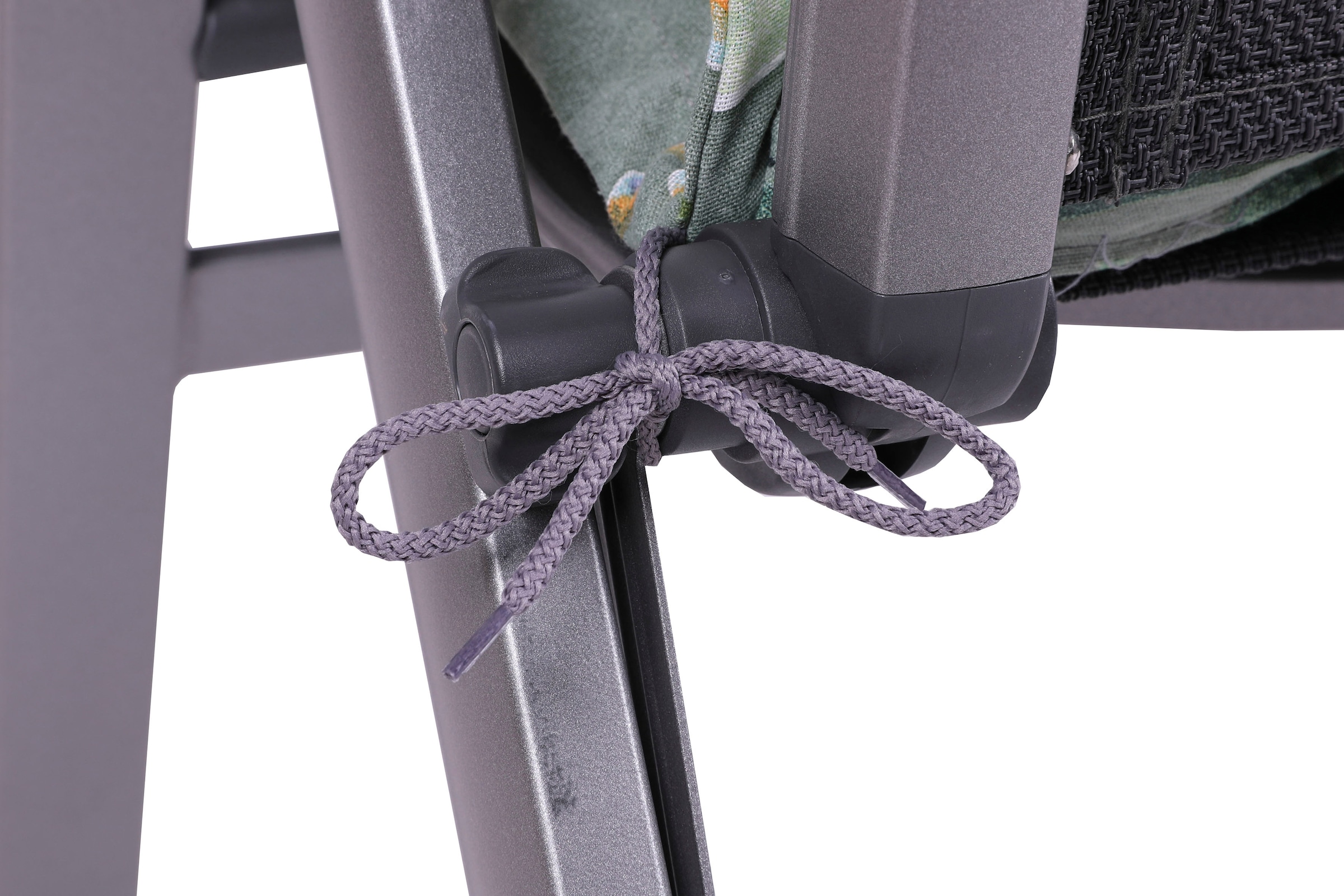 GO-DE Sesselauflage Blätter / Beeren grün - Maße BxLxH ca.: 50 cm x 108 cm x 7 cm