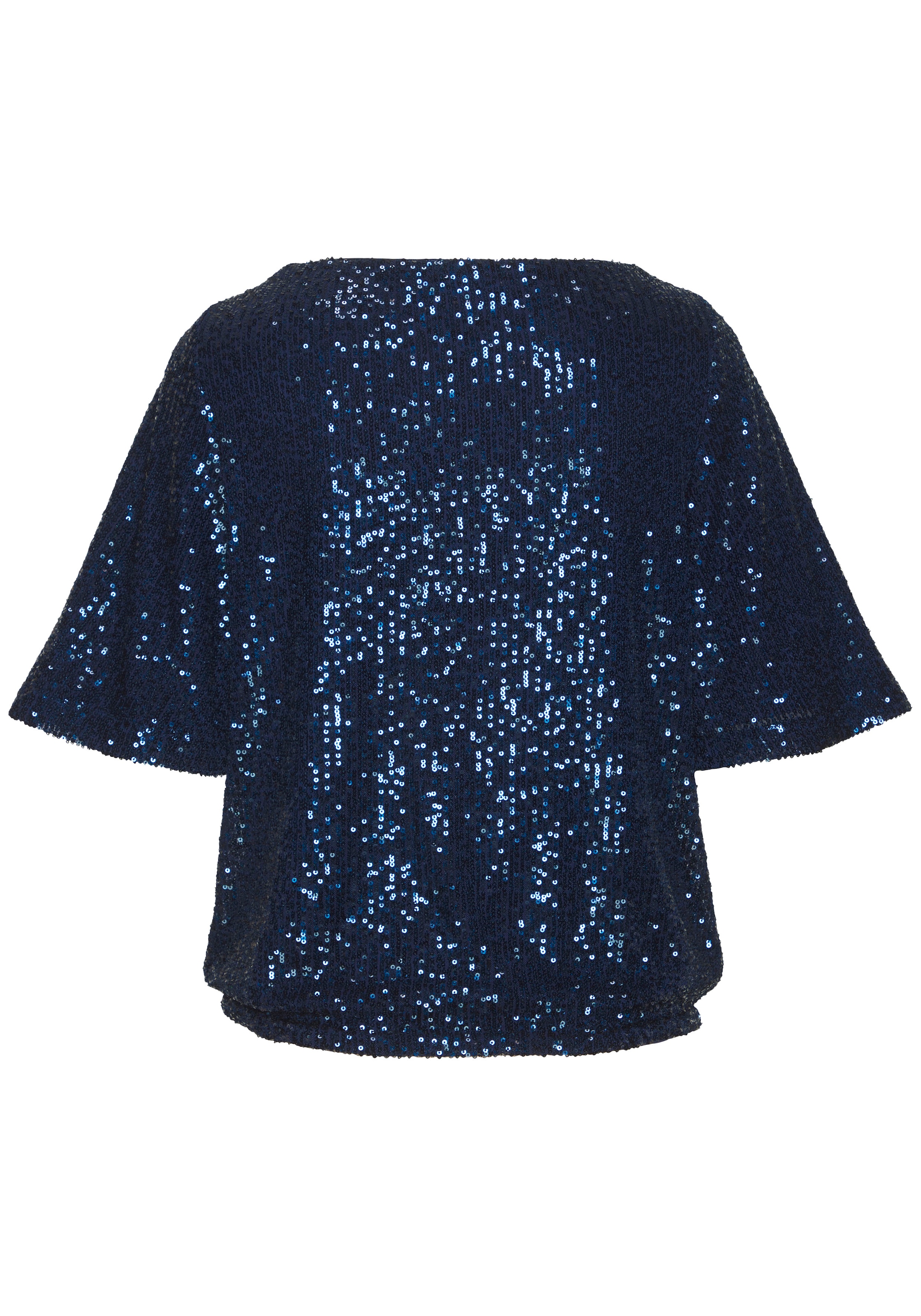 LASCANA Paillettenshirt mit weiten Ärmeln, festliches Glitzershirt, Partyshirt