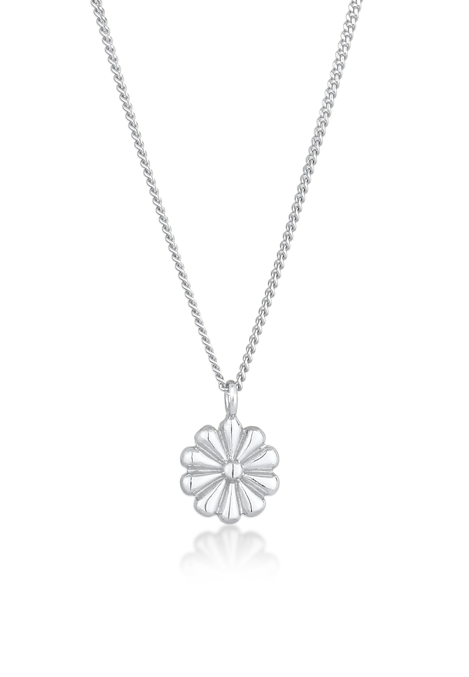 Elli Kette mit Anhänger »Halskette Blume Flower Floral 925 Silber«