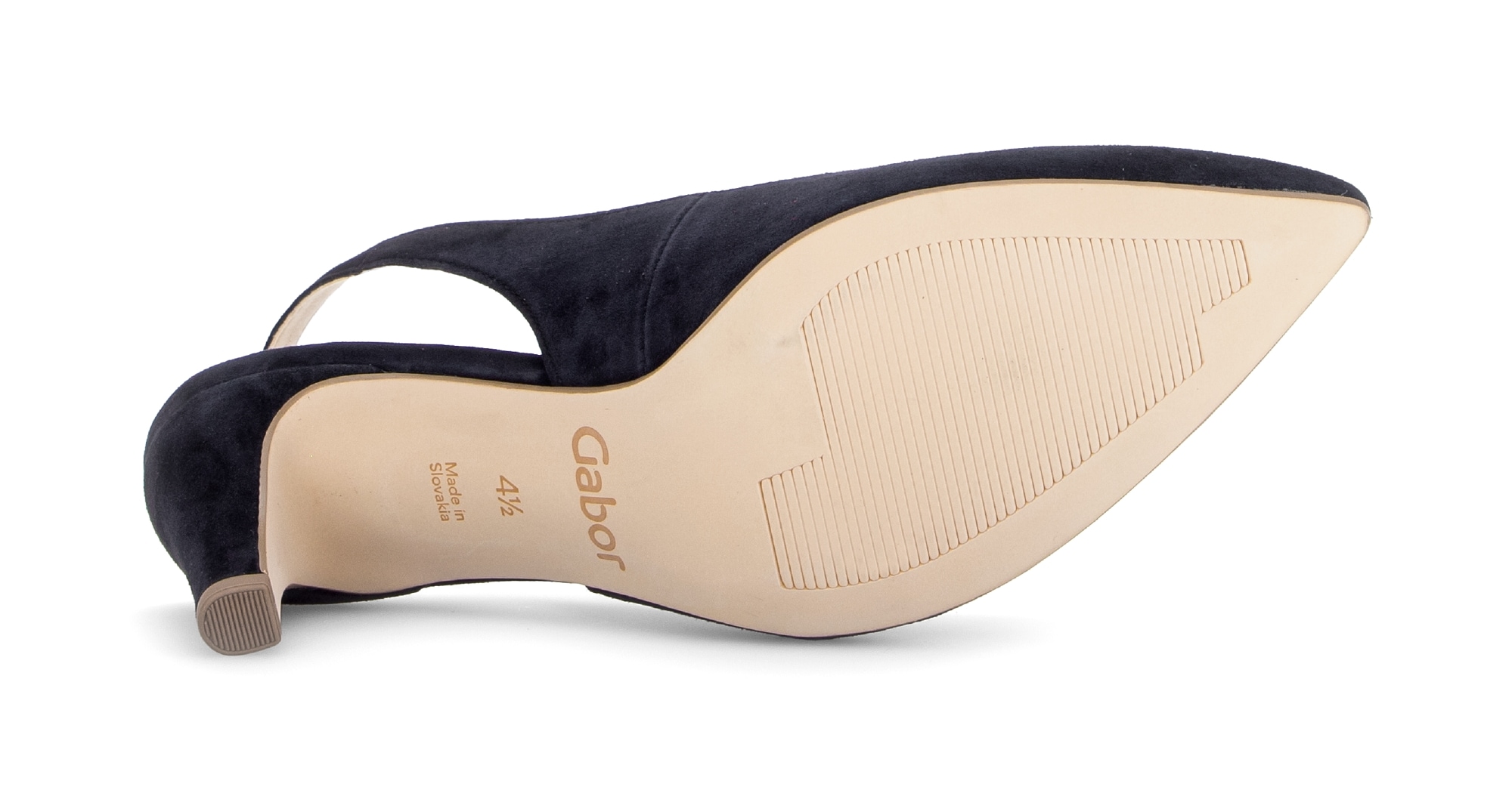 Gabor Slingpumps  , Trichterabsatz, Businessschuh, Abendschuh in spitzer Form, G-Weite