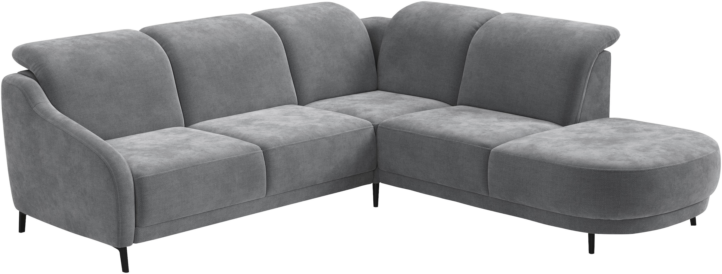 sit&more Ecksofa »Blues L-Form«, wahlweise mit Klapptisch und USB