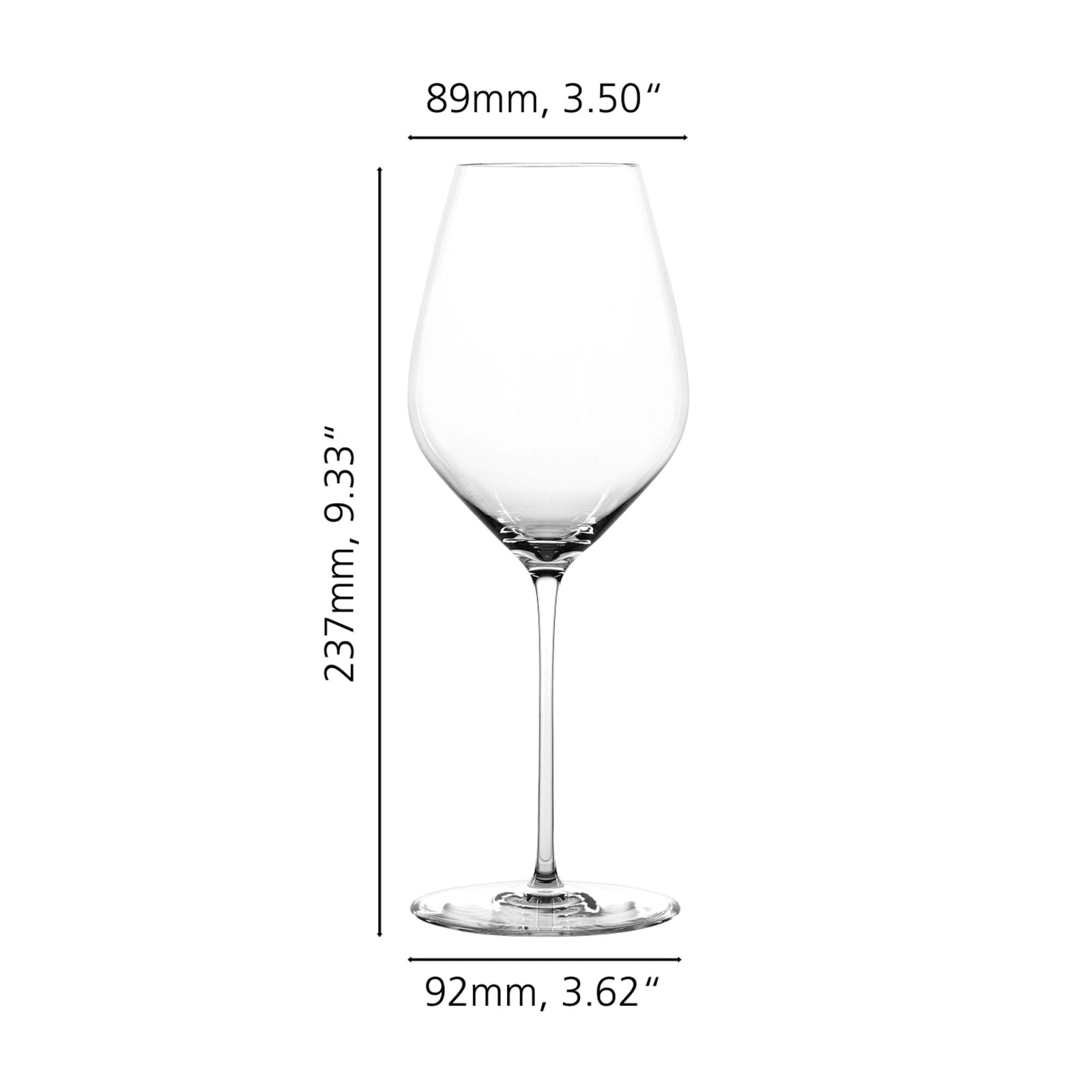 SPIEGELAU Weinglas »Universalgläser + Poliertuch Hi-Lite 510 ml 2er Set transparent«