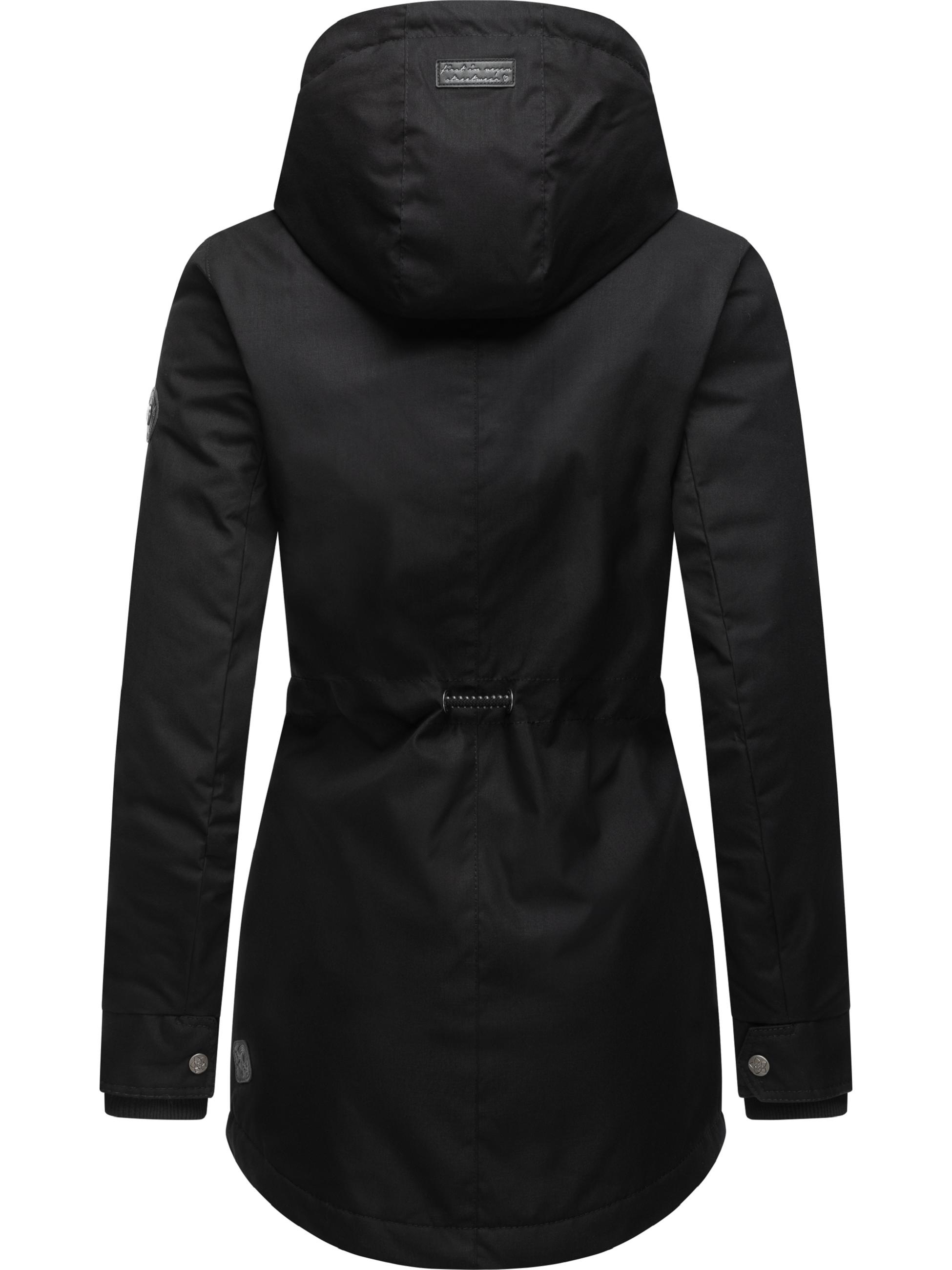 Ragwear Wintermantel »Winterjacke Monadis Black Label«, stylischer Winterparka für die kalte Jahreszeit